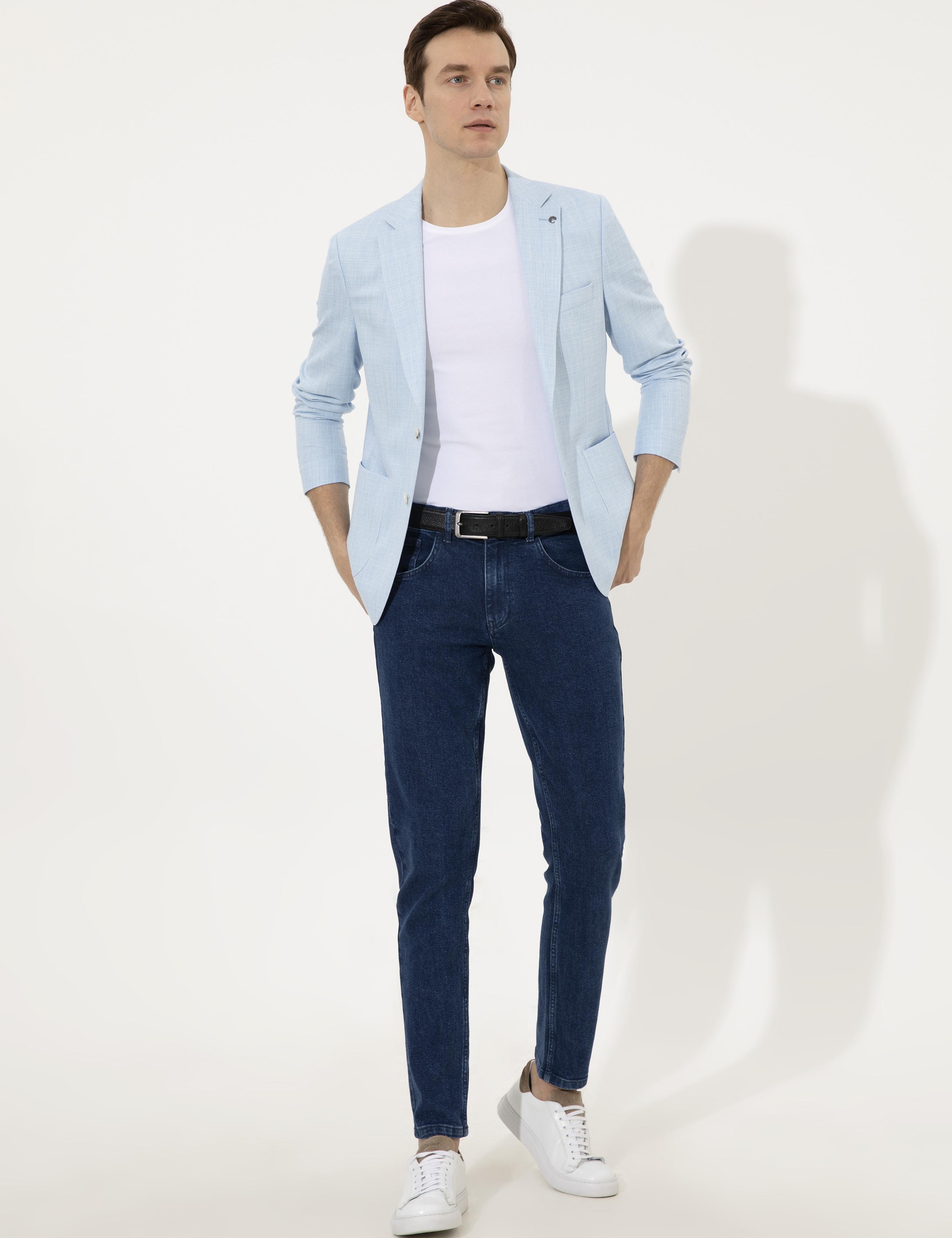 Açık Mavi Ex. Slim Fit Ceket - 50248782047
