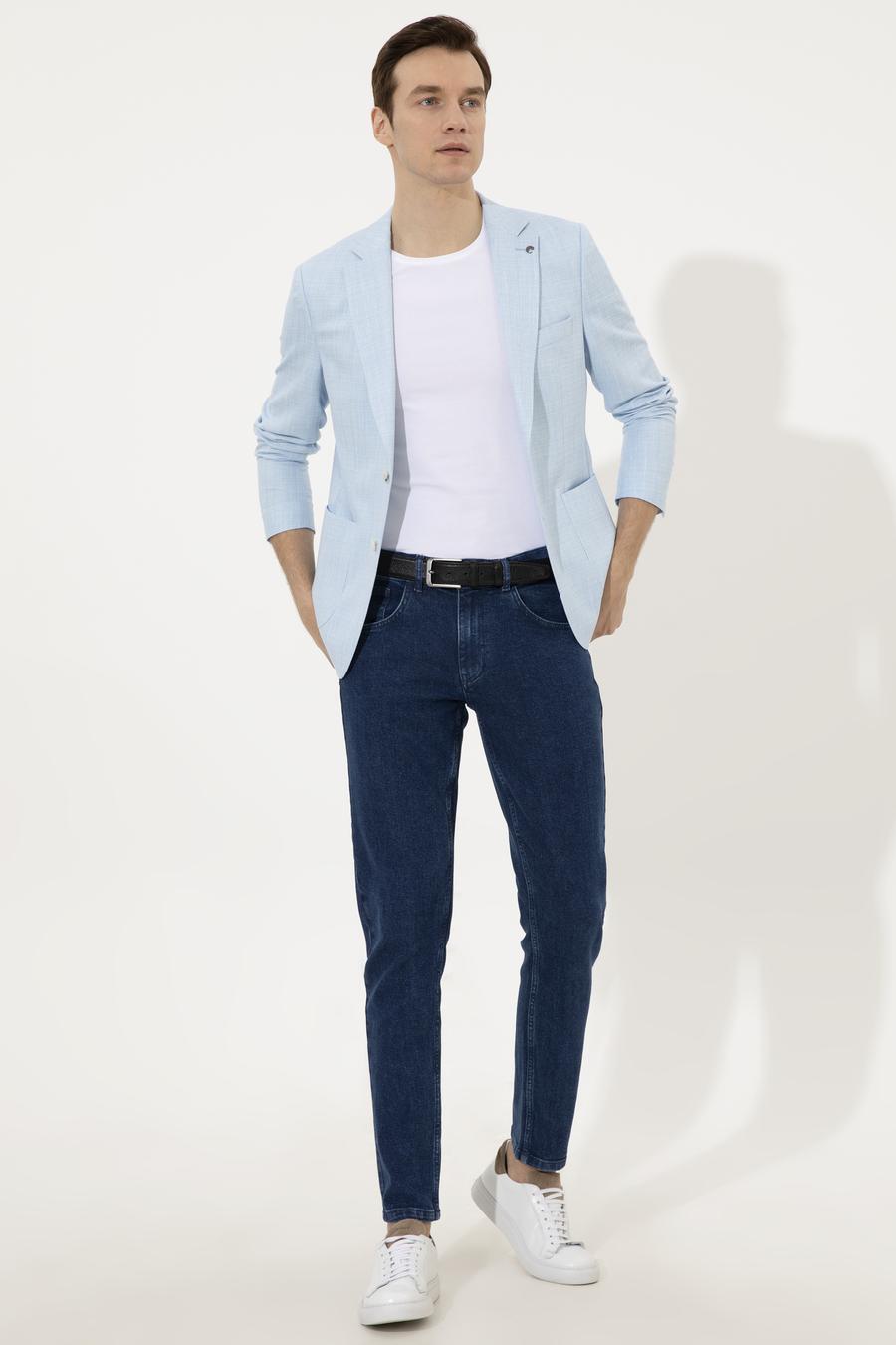 Açık Mavi Ex. Slim Fit Ceket - 50248782047