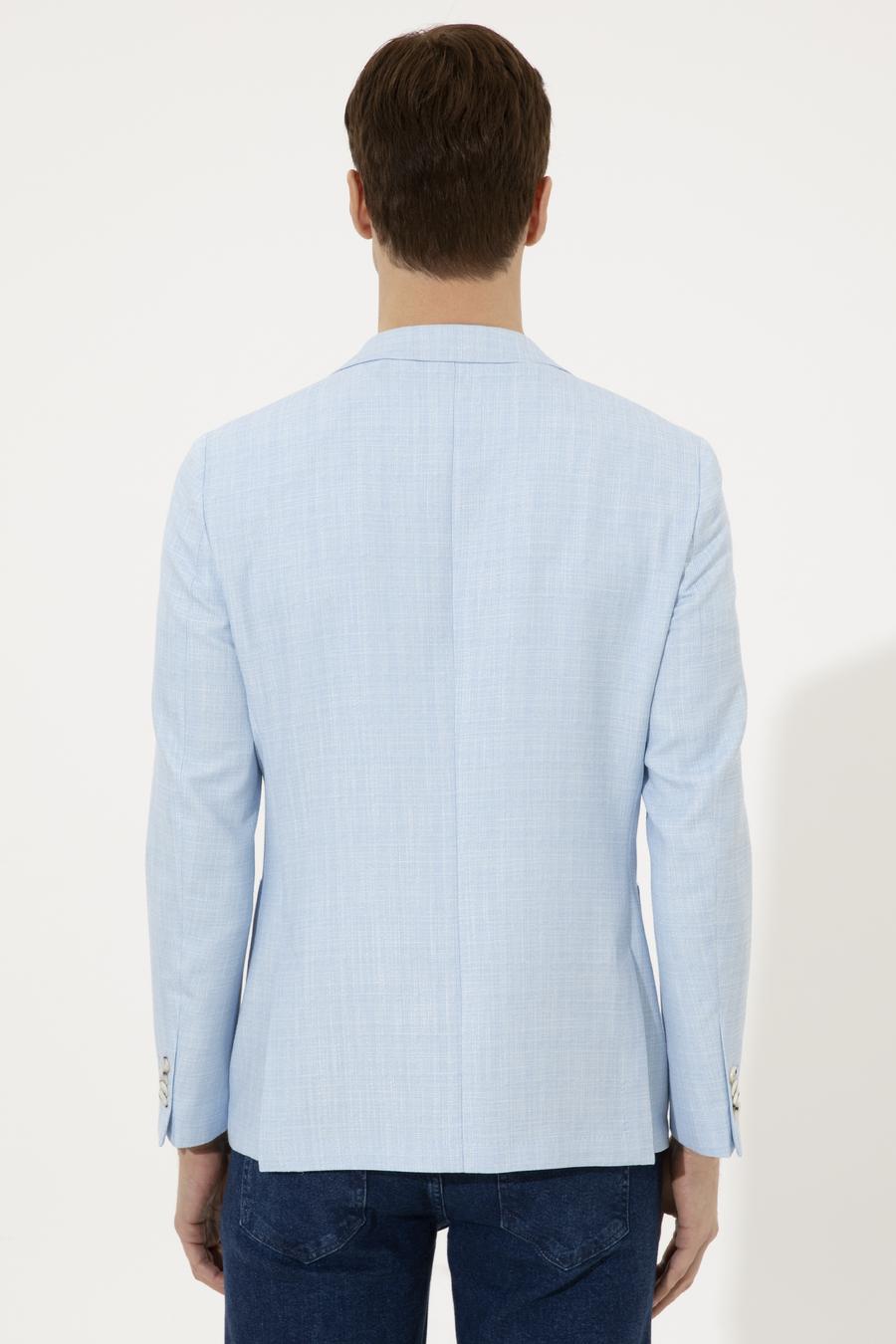 Açık Mavi Ex. Slim Fit Ceket - 50248782047