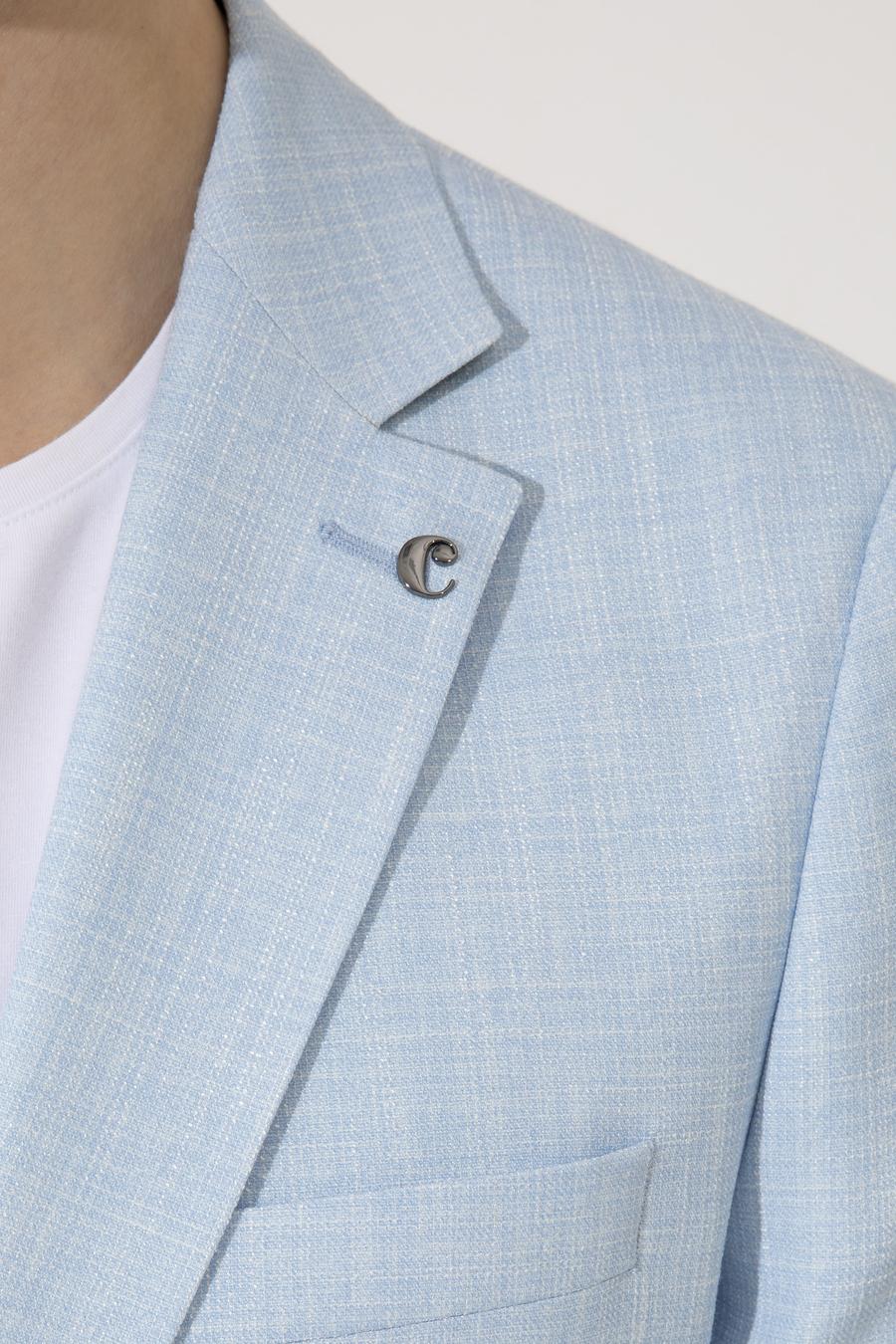 Açık Mavi Ex. Slim Fit Ceket - 50248782047
