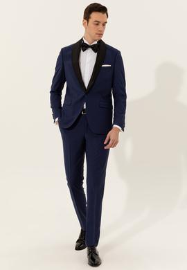 Açık Lacivert Slim Fit Smokin Damatlık
