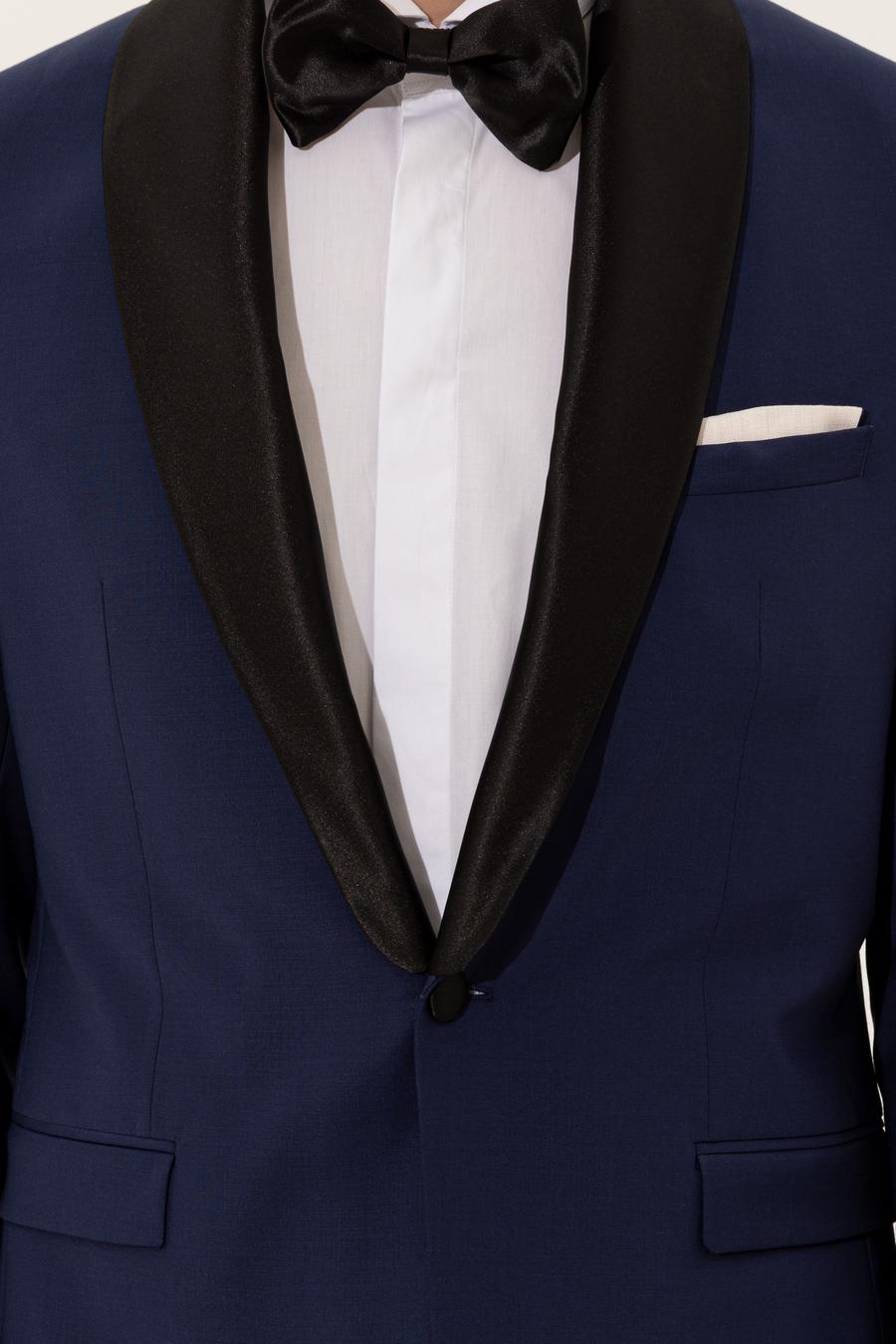 Açık Lacivert Slim Fit Smokin Damatlık - 50235814041