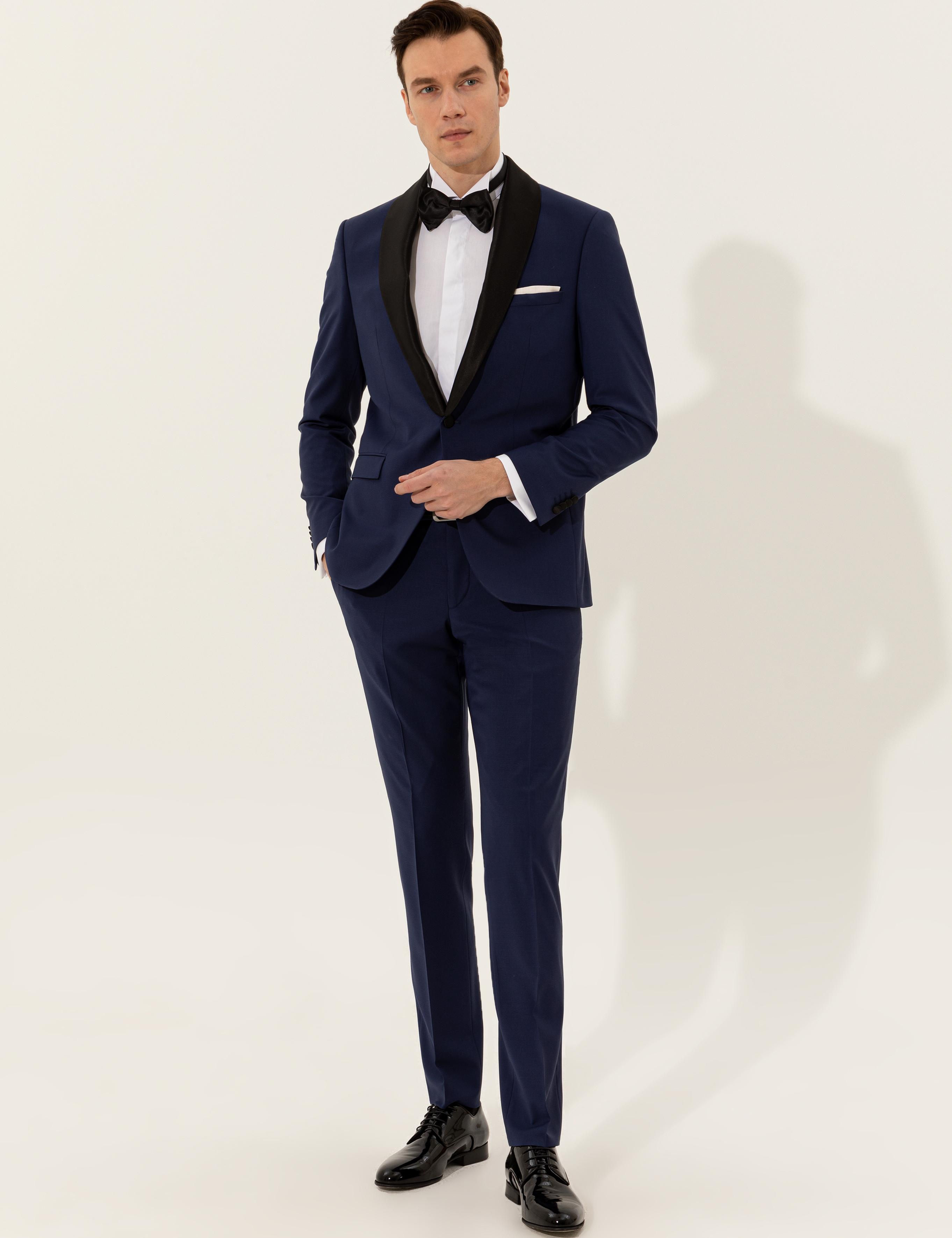 Açık Lacivert Slim Fit Smokin Damatlık - 50235814041
