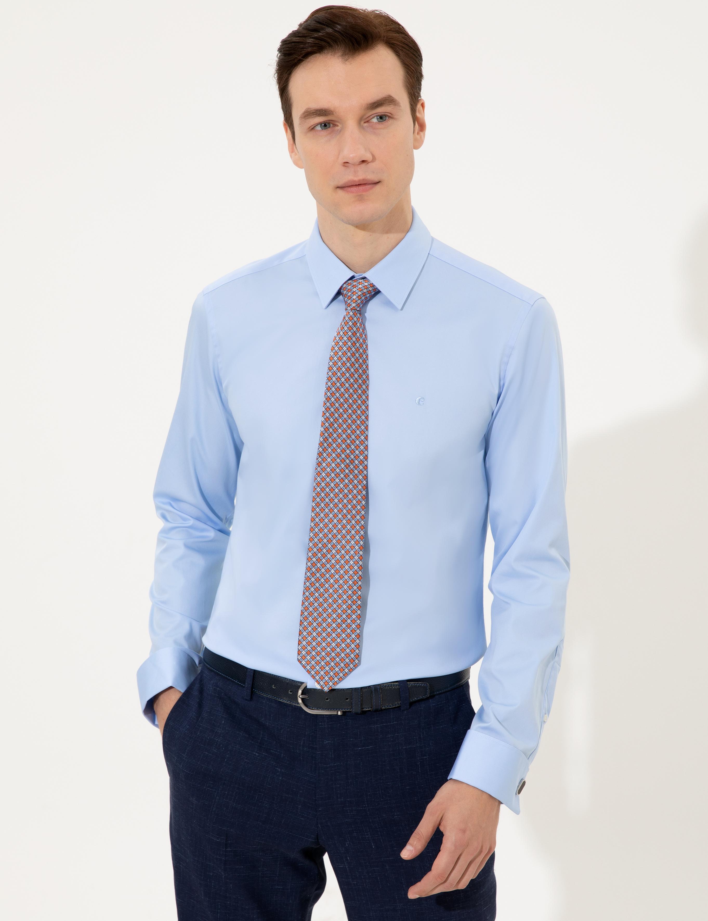 Mavi Slim Fit Uzun Kollu Basic Gömlek - 50223223049