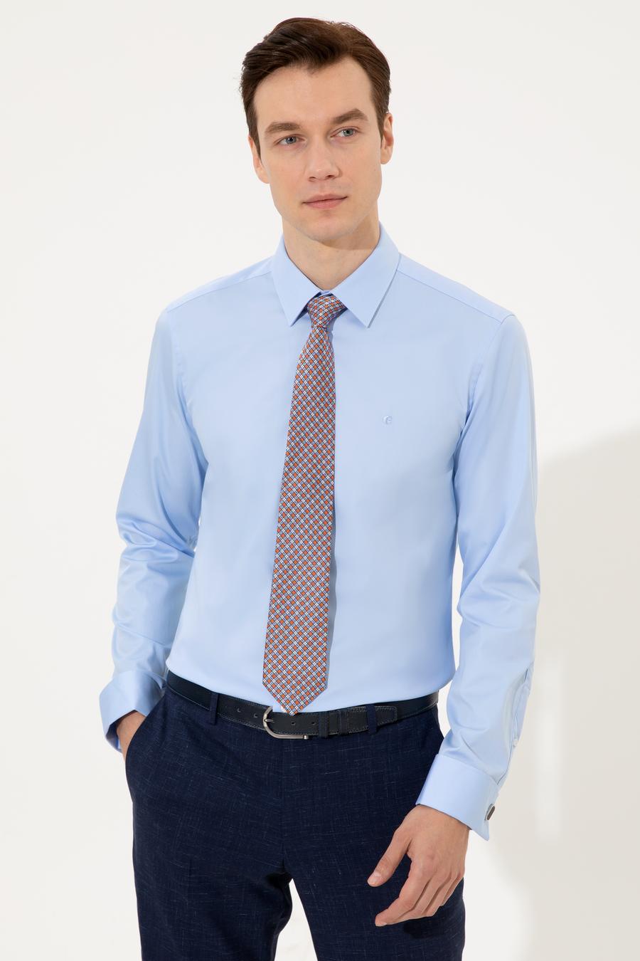 Mavi Slim Fit Uzun Kollu Basic Gömlek - 50223223049