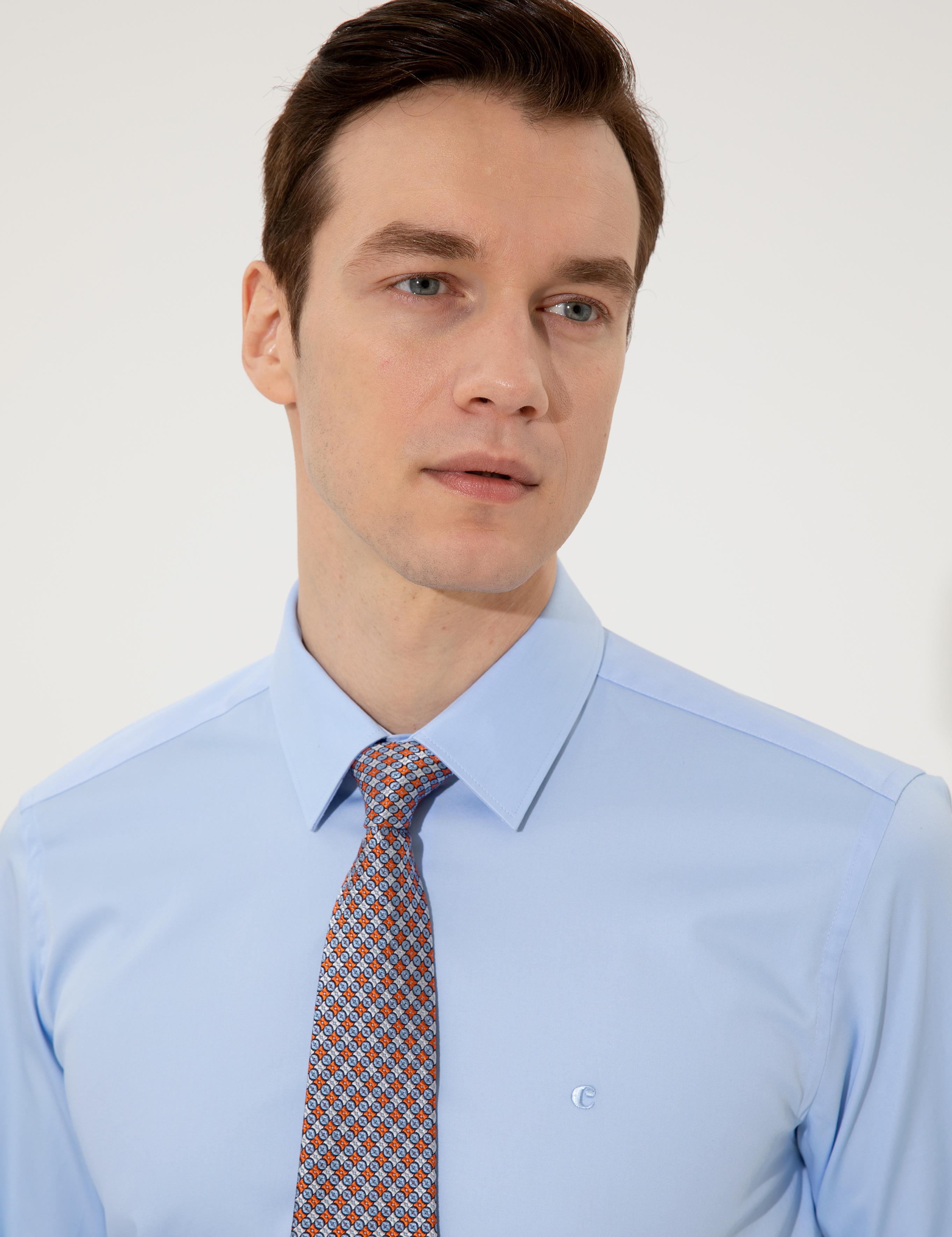 Mavi Slim Fit Uzun Kollu Basic Gömlek - 50223223049