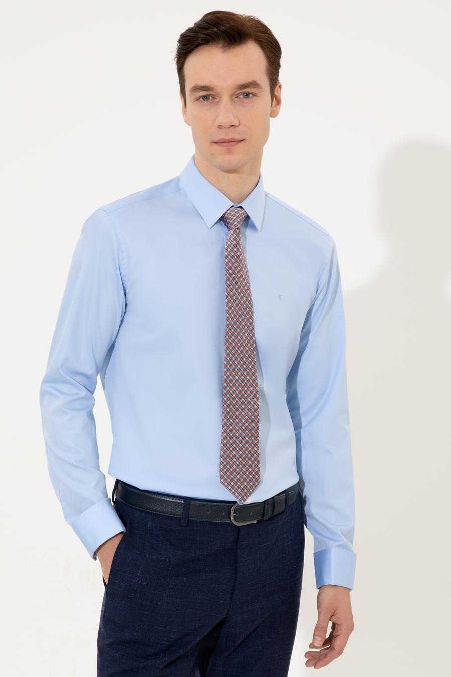 Mavi Slim Fit Uzun Kollu Basic Gömlek - 50223223049