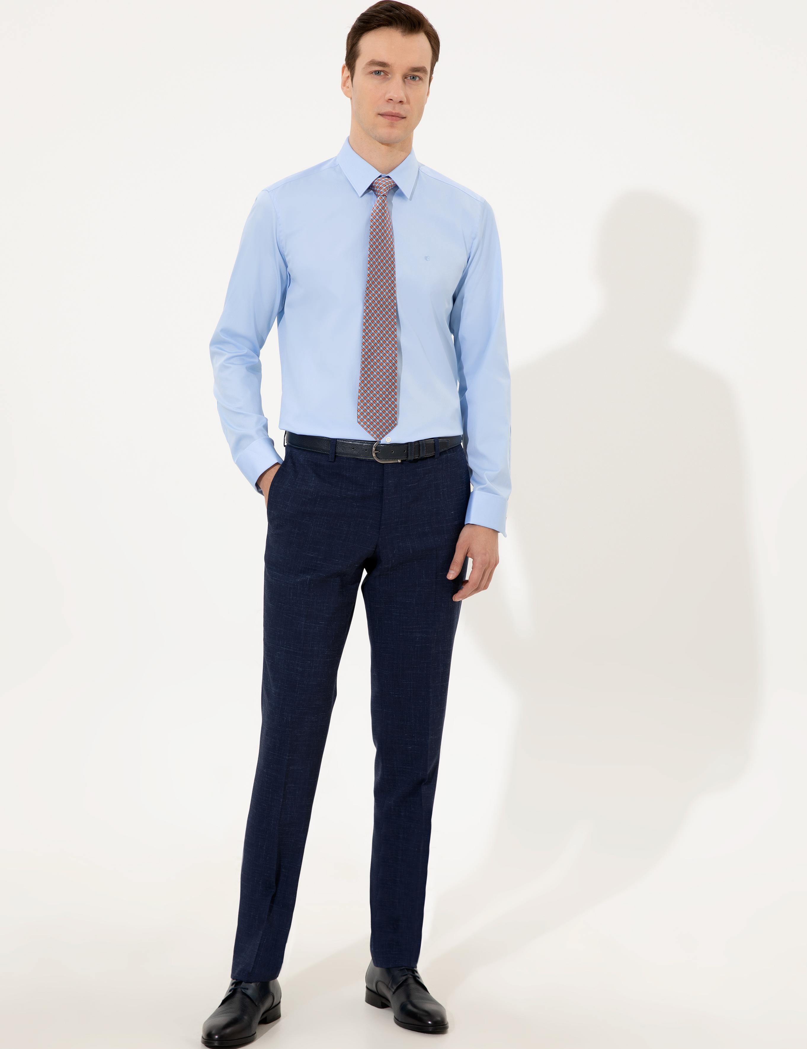 Mavi Slim Fit Uzun Kollu Basic Gömlek - 50223223049