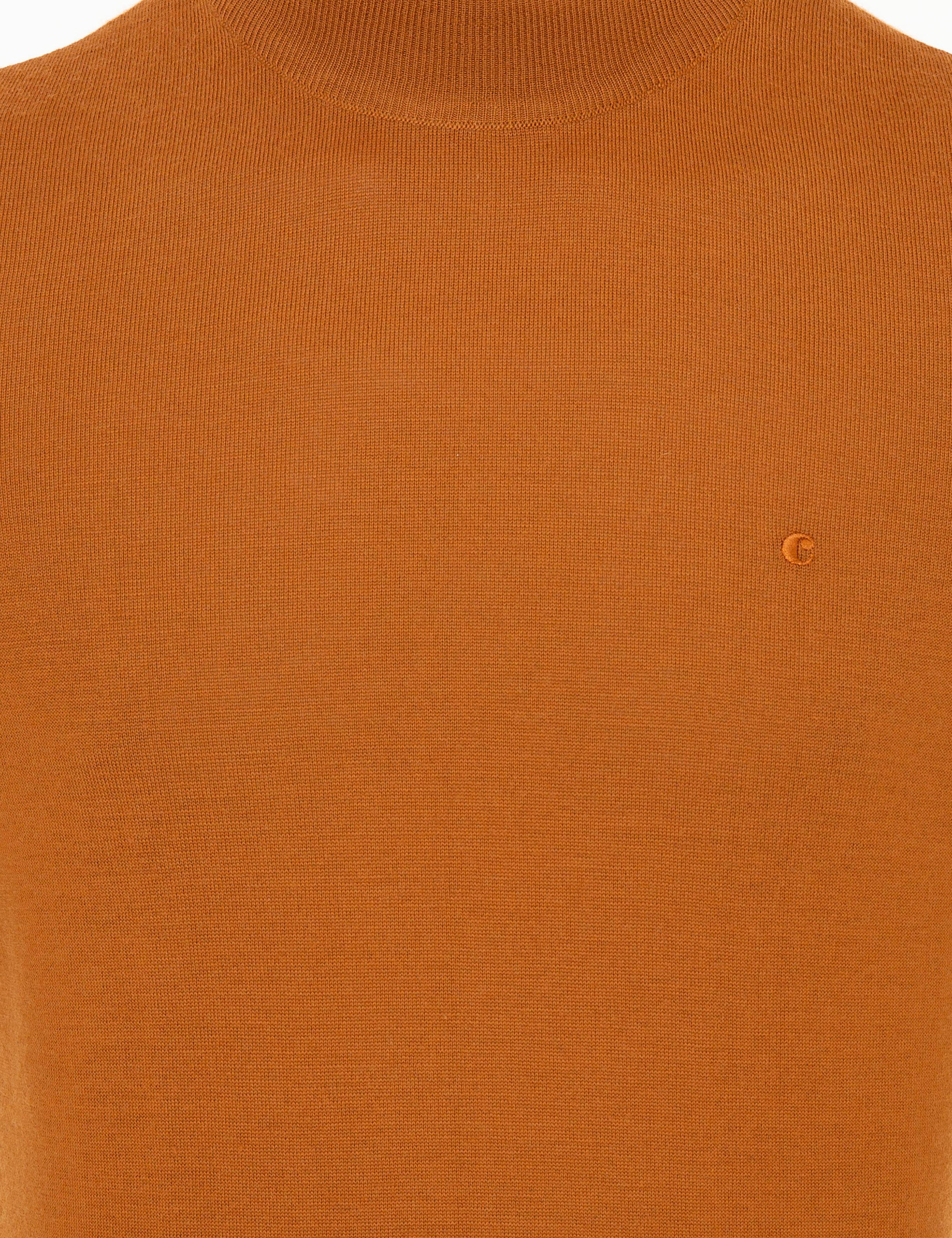 Tarçın Slim Fit Yarım Balıkçı Basic Triko Kazak - 50237040245