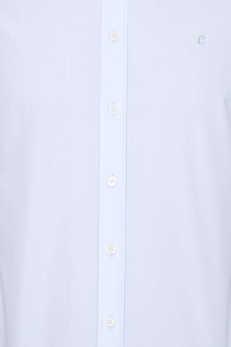 Açık Mavi Slim Fit Uzun Kollu Basic Gömlek - 50242776022