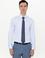 Açık Mavi Slim Fit Uzun Kollu Basic Gömlek