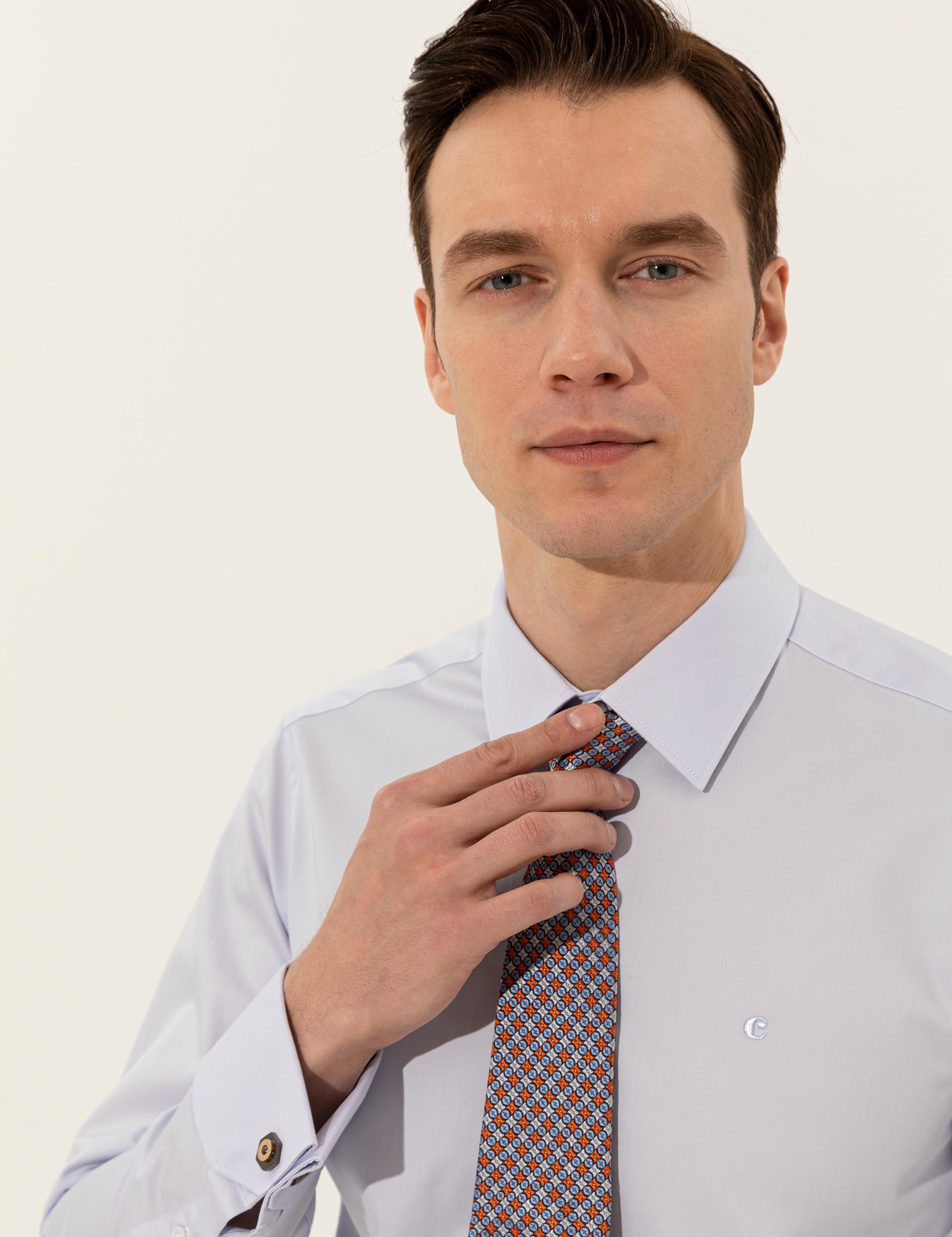 Açık Mavi Slim Fit Basic Gömlek - 50223223030