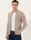 Vizon Slim Fit Dik Yaka Triko Hırka
