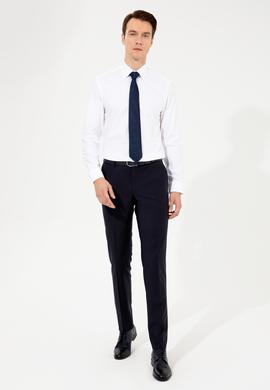 Lacivert Slim Fit Kumaş Pantolon