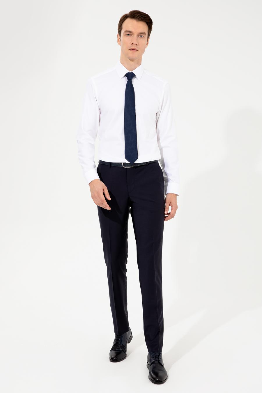 Lacivert Slim Fit Kumaş Pantolon - 50250844003
