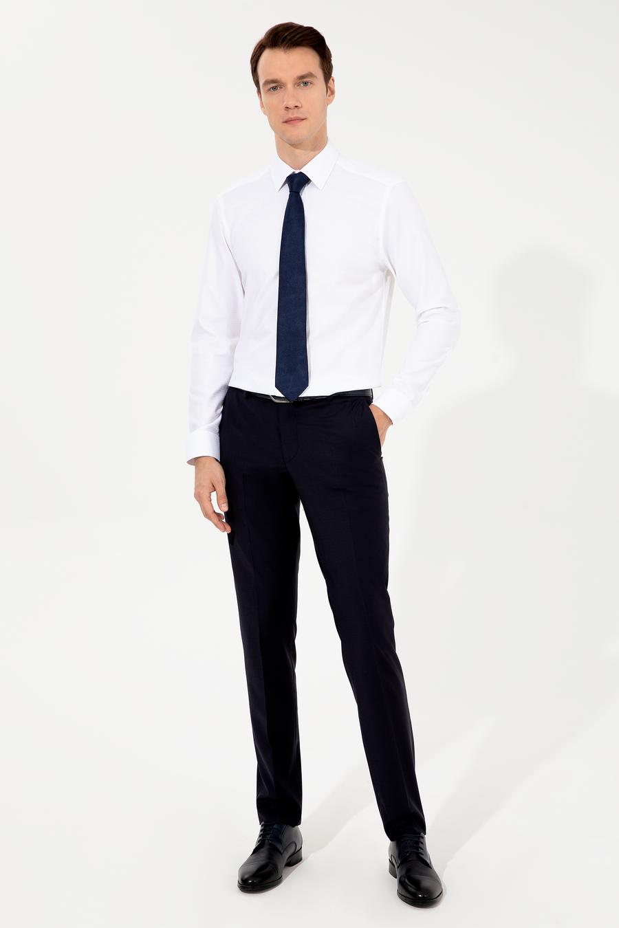 Lacivert Slim Fit Kumaş Pantolon - 50250844003