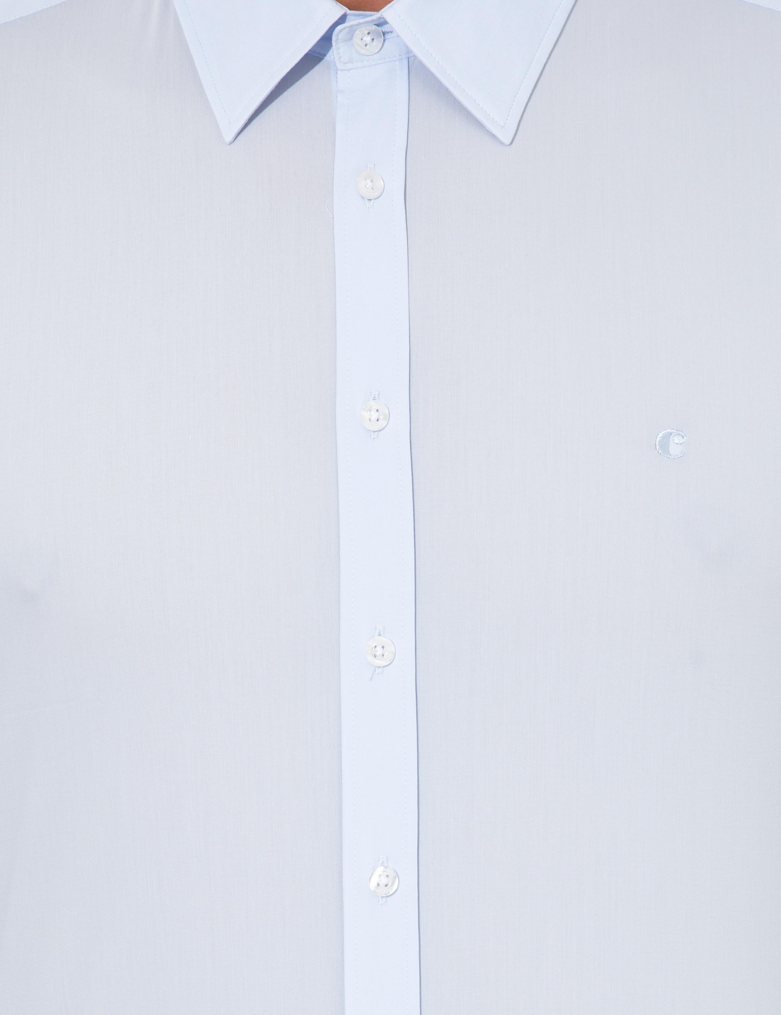 Açık Mavi Slim Fit Uzun Kollu Gömlek - 50219616004