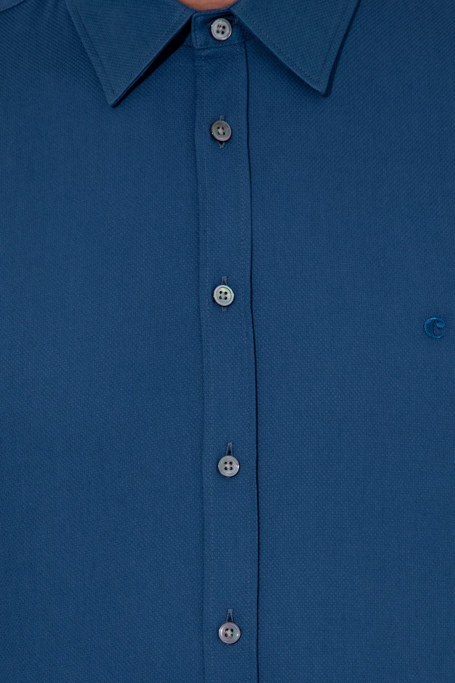 İndigo Slim Fit Uzun Kollu Gömlek - 50219660004