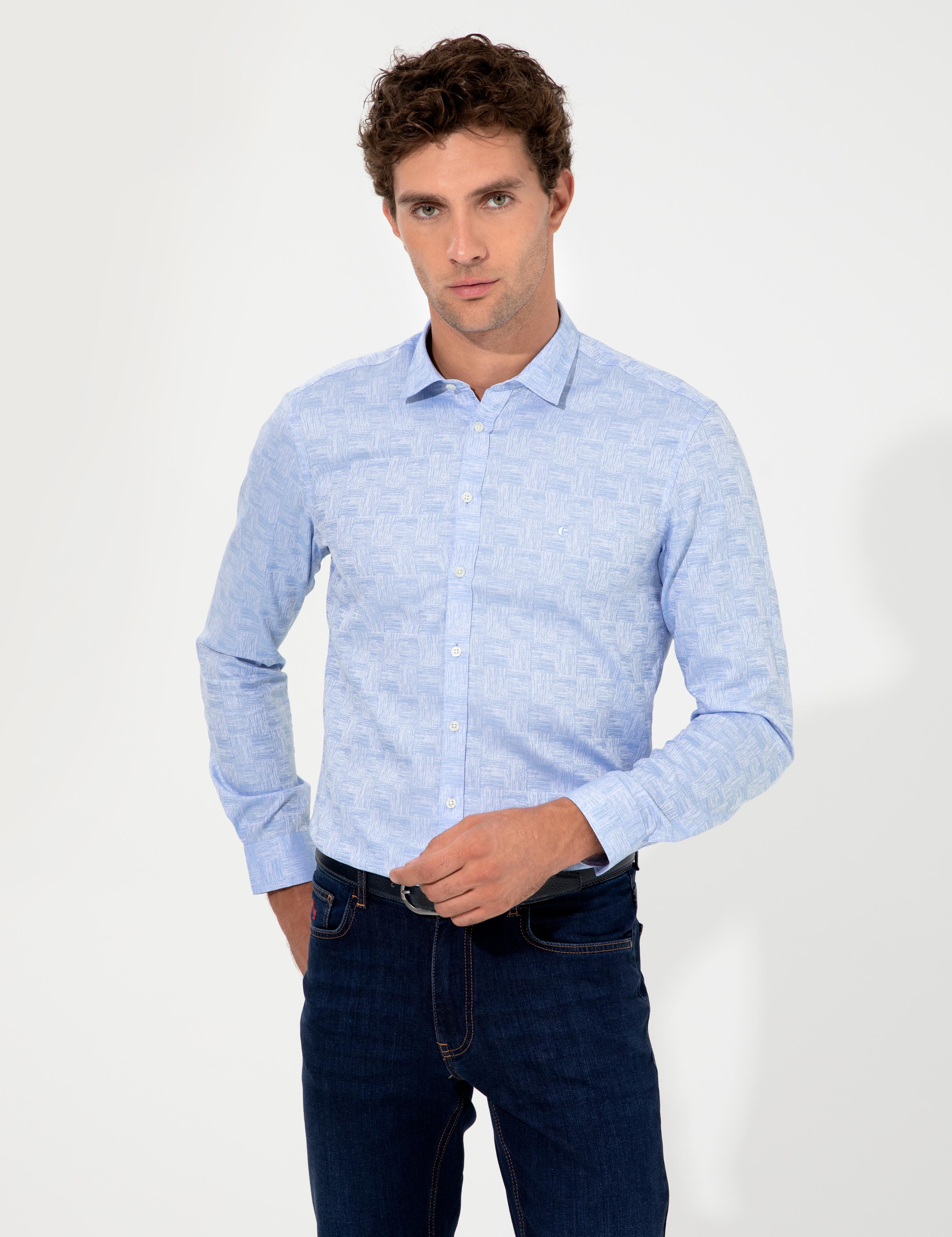 Mavi Slim Fit Uzun Kollu Gömlek - 50217951004