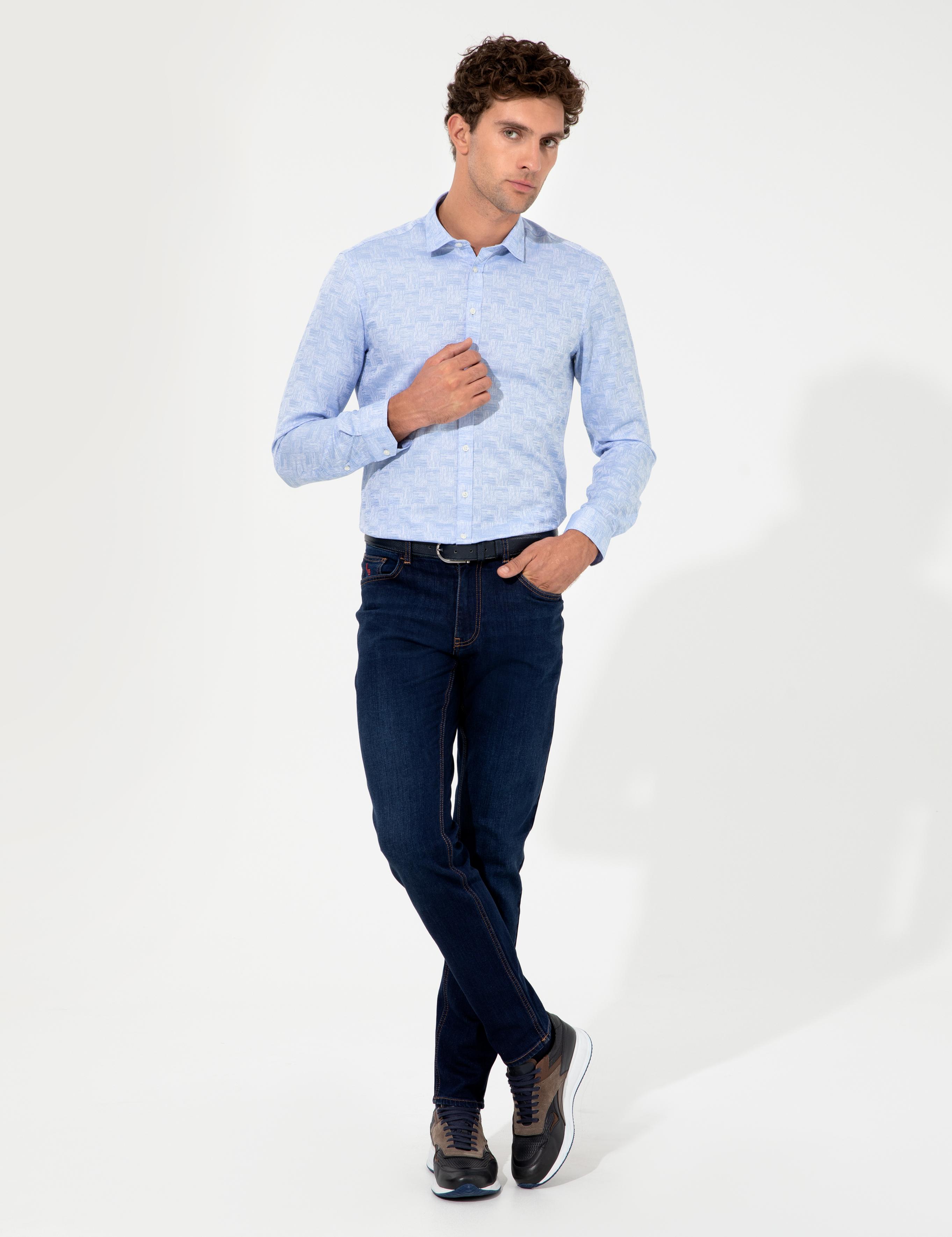 Mavi Slim Fit Uzun Kollu Gömlek - 50217951004
