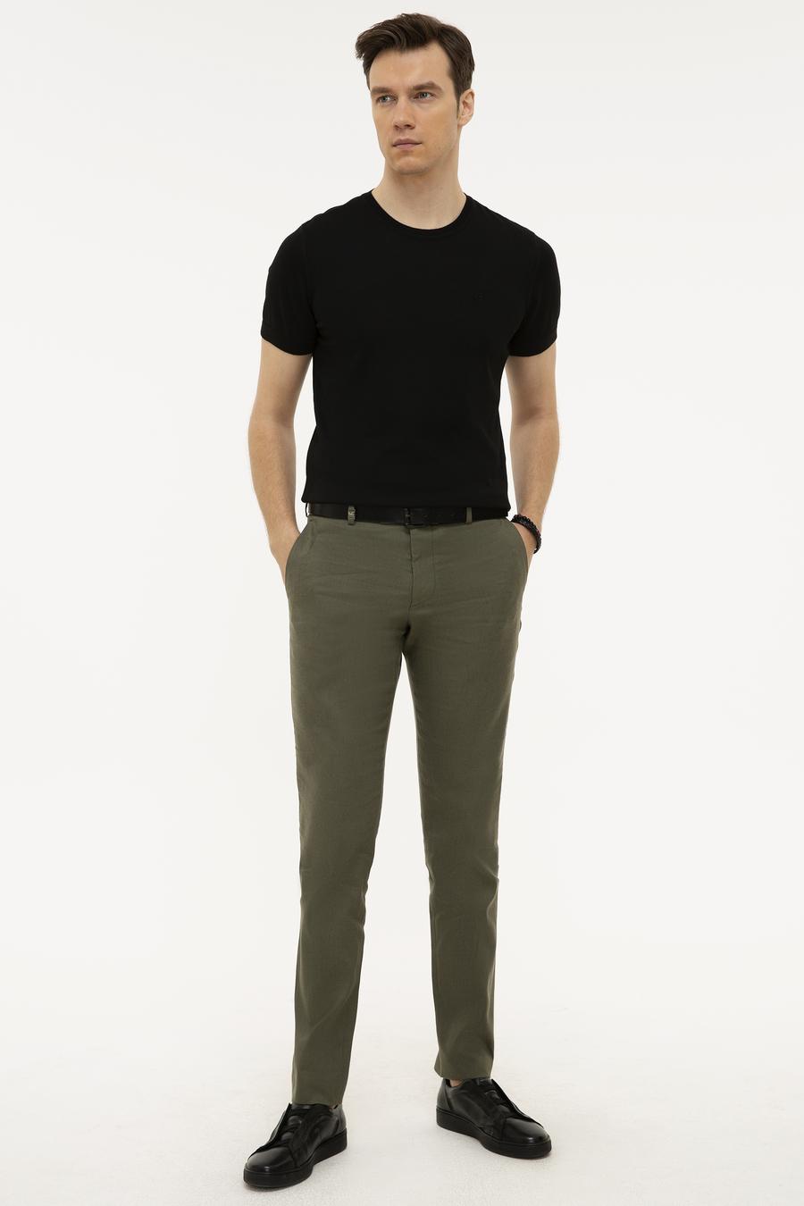 Siyah Slim Fit Kazak - 50227897036