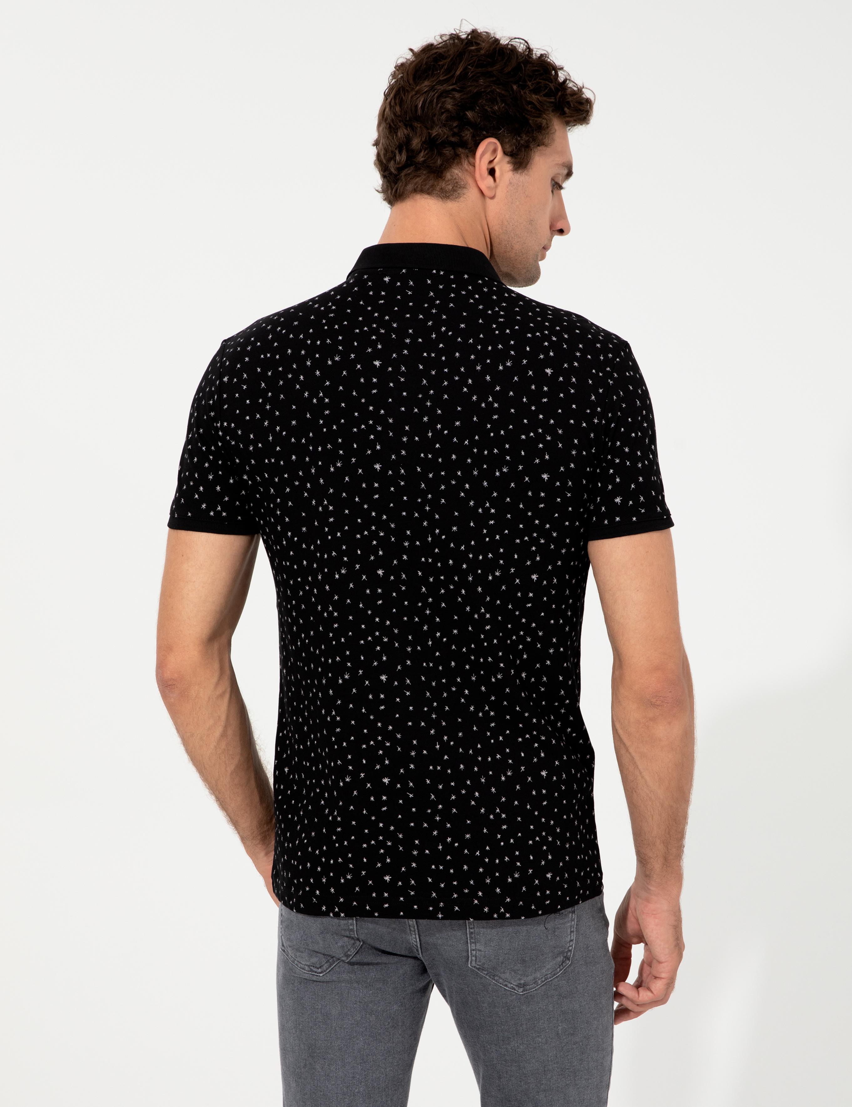 Siyah Polo Yaka T-Shirt - 50230520005