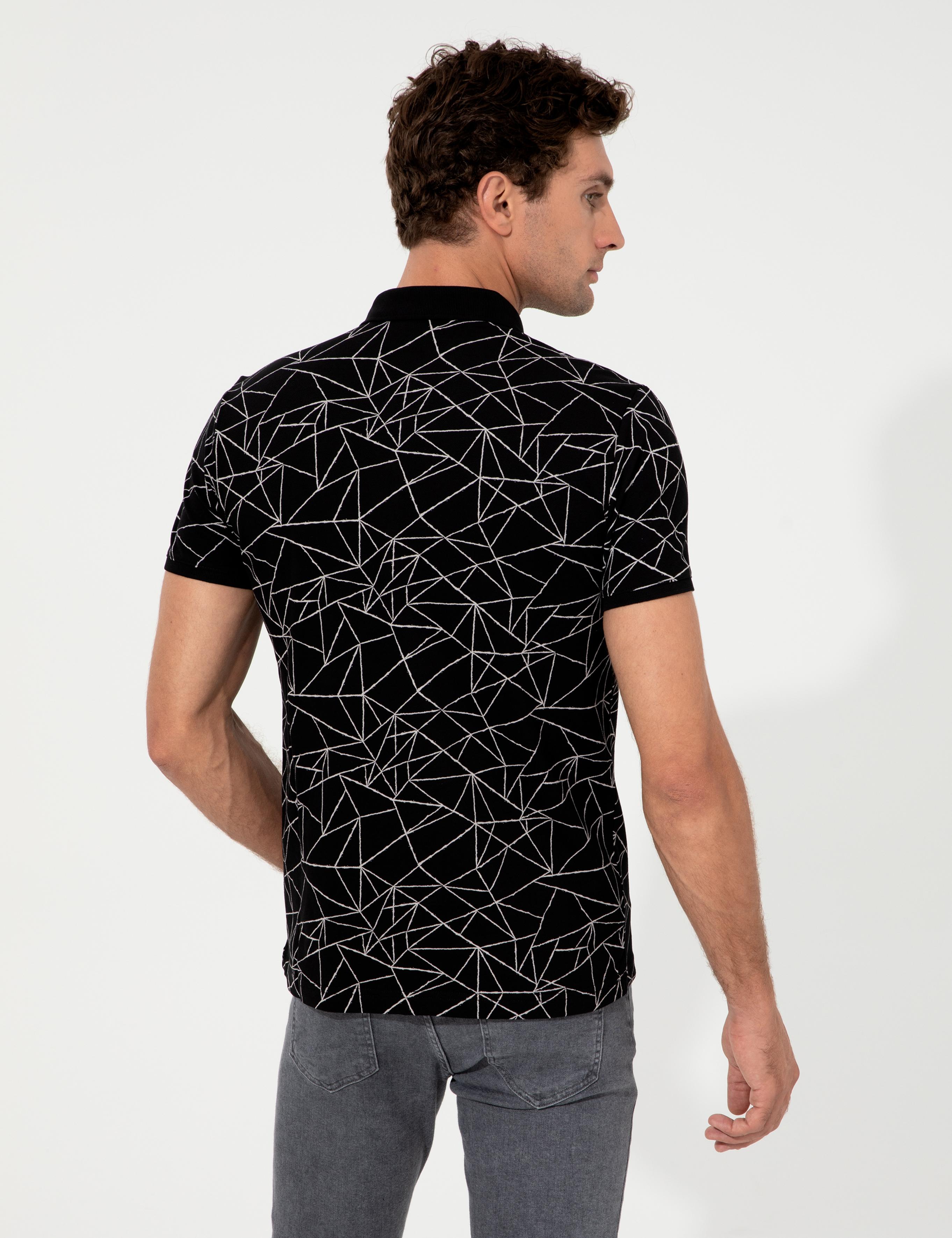 Siyah Polo Yaka T-Shirt - 50230521021
