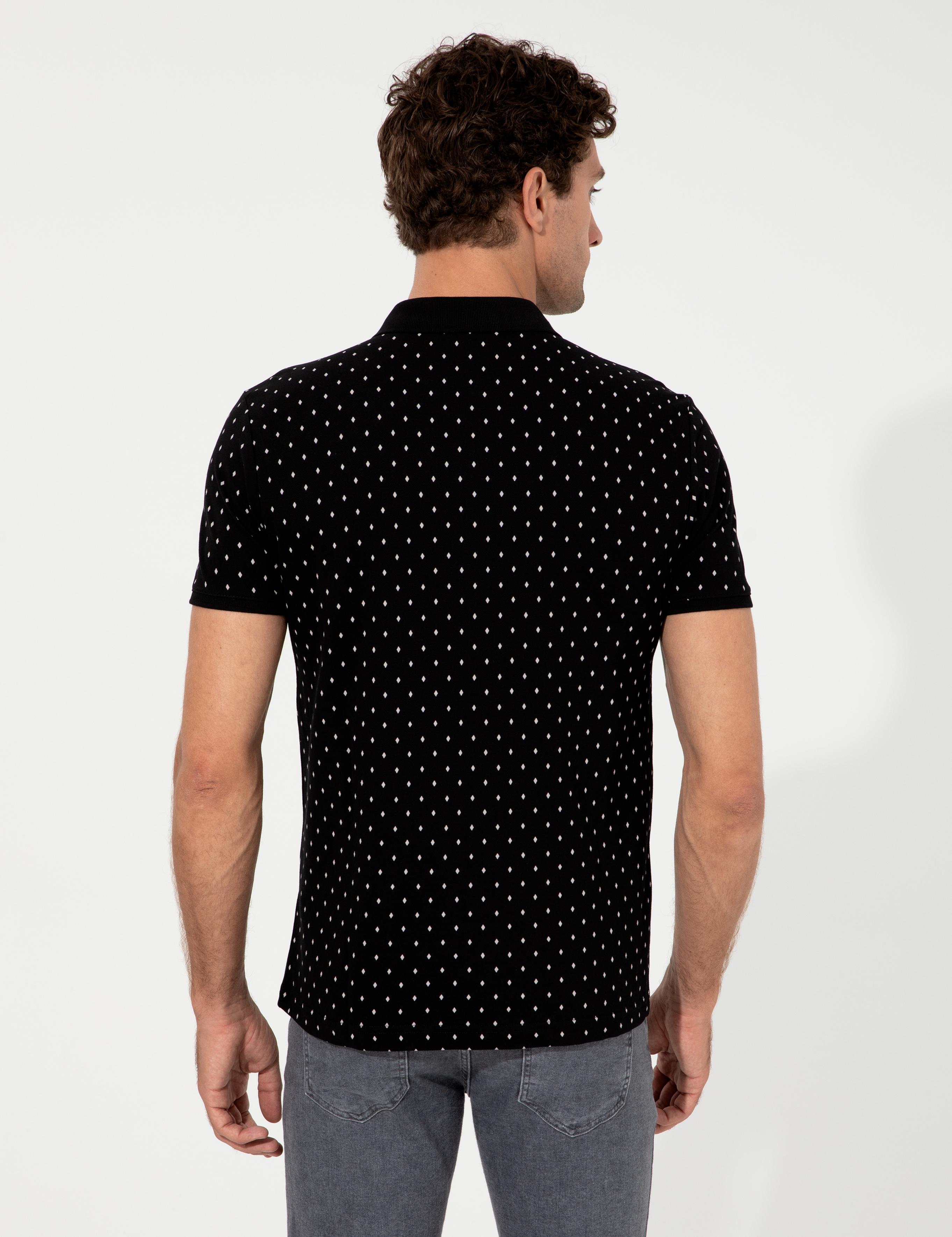 Siyah Polo Yaka T-Shirt - 50230528013