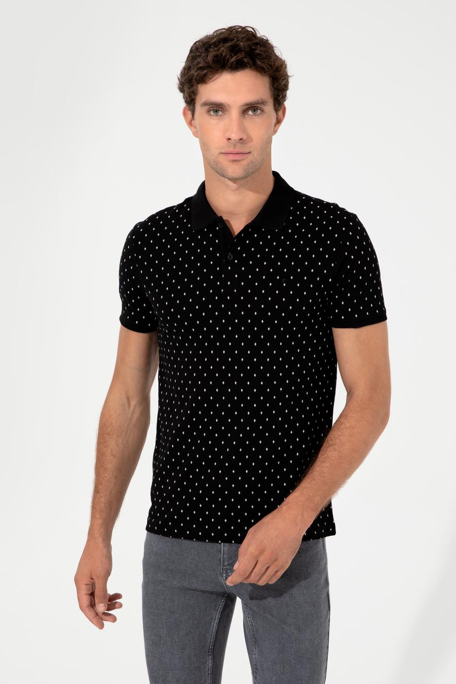 Siyah Polo Yaka T-Shirt - 50230528013