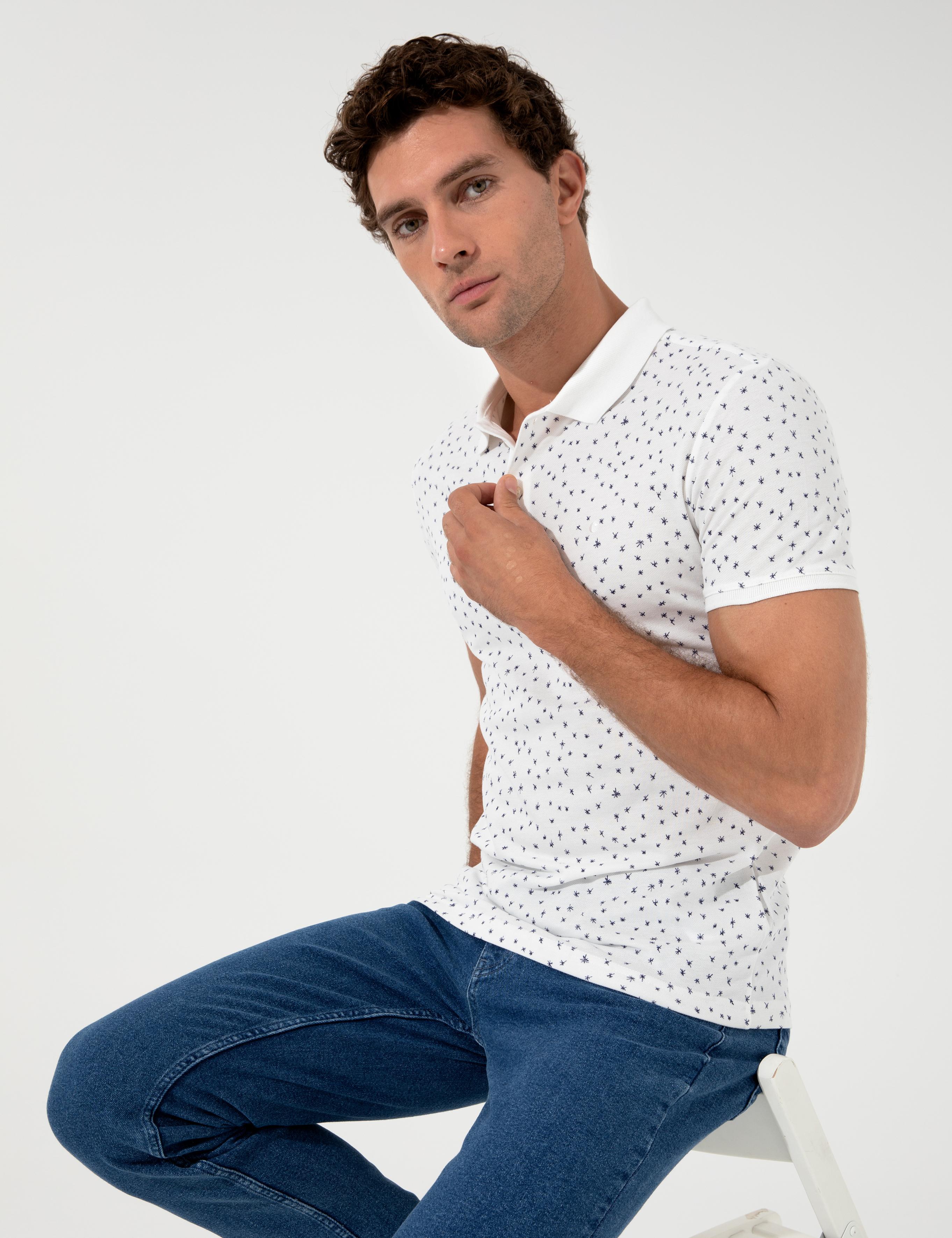 Beyaz Polo Yaka T-Shirt - 50230520013