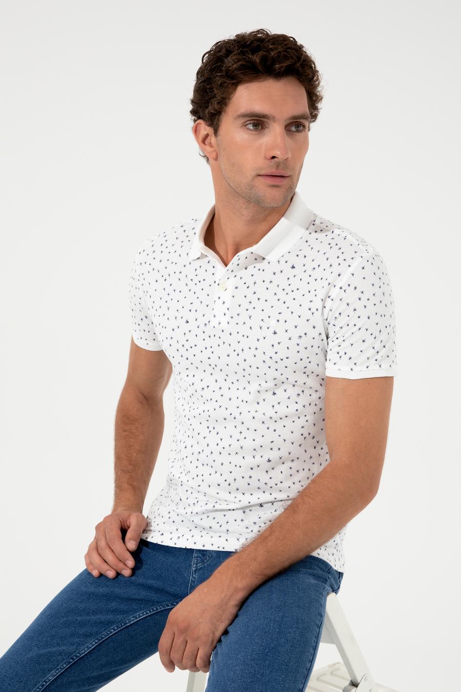 Beyaz Polo Yaka T-Shirt - 50230520013