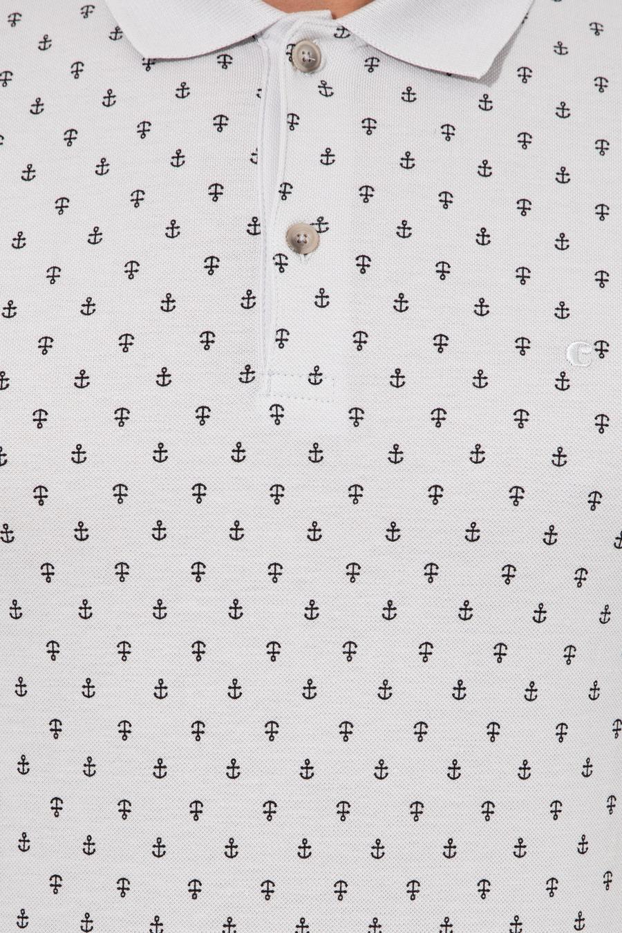 Açık Gri  Polo Yaka T-Shirt - 50230523013