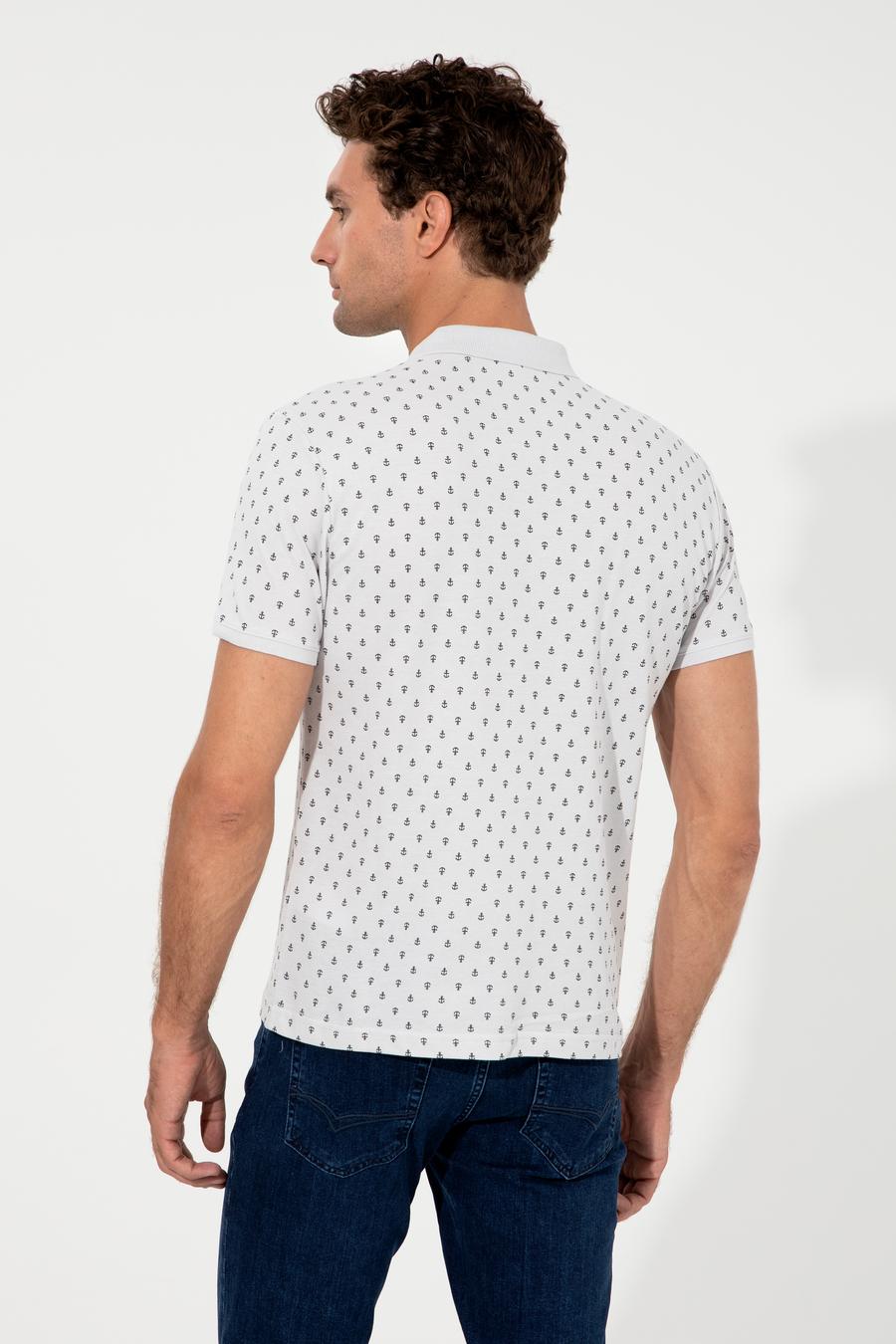 Açık Gri  Polo Yaka T-Shirt - 50230523013