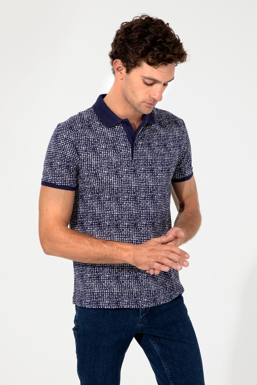 Lacivert Polo Yaka T-Shirt - 50230526005