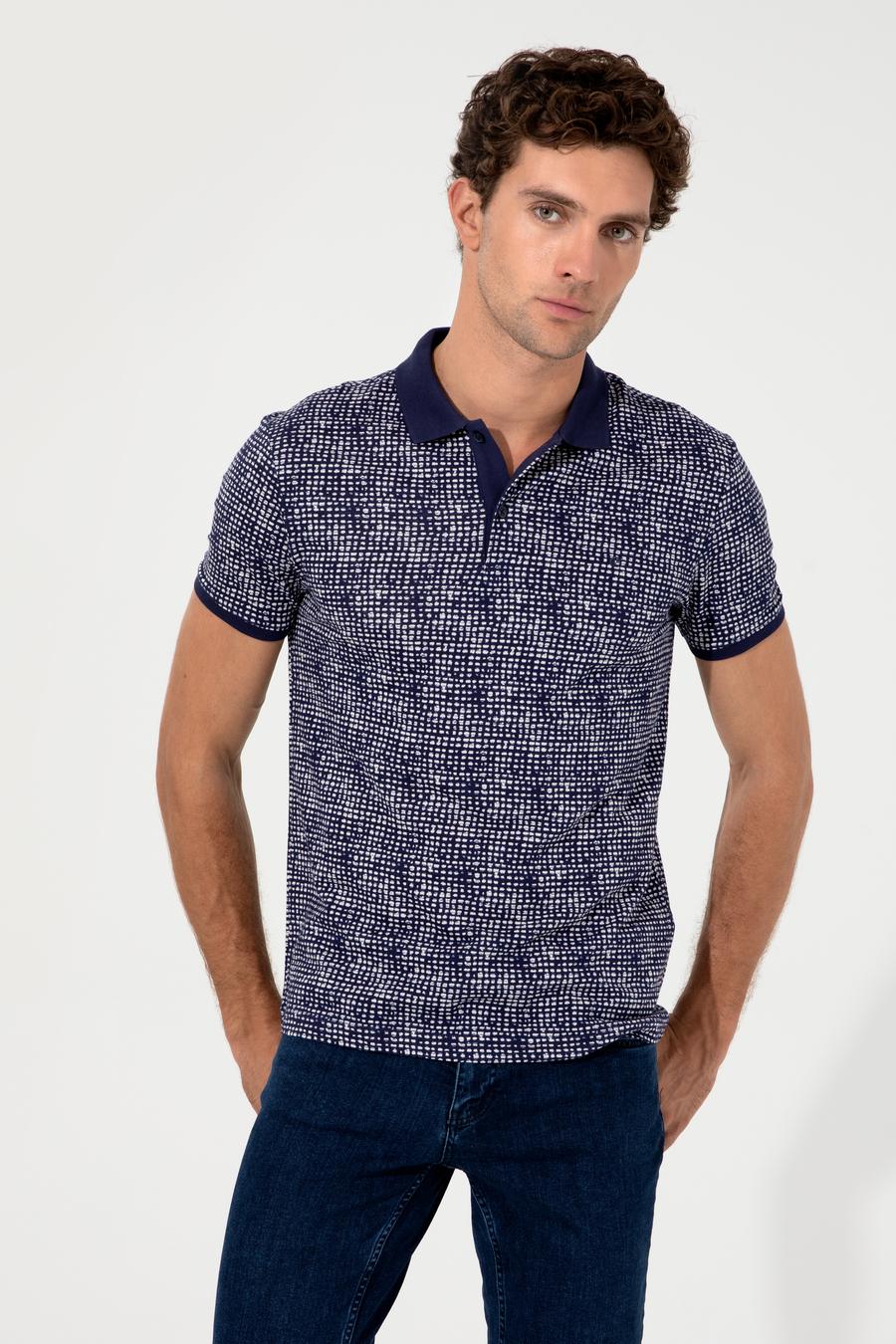 Lacivert Polo Yaka T-Shirt - 50230526005