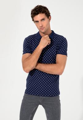 Lacivert Polo Yaka T-Shirt