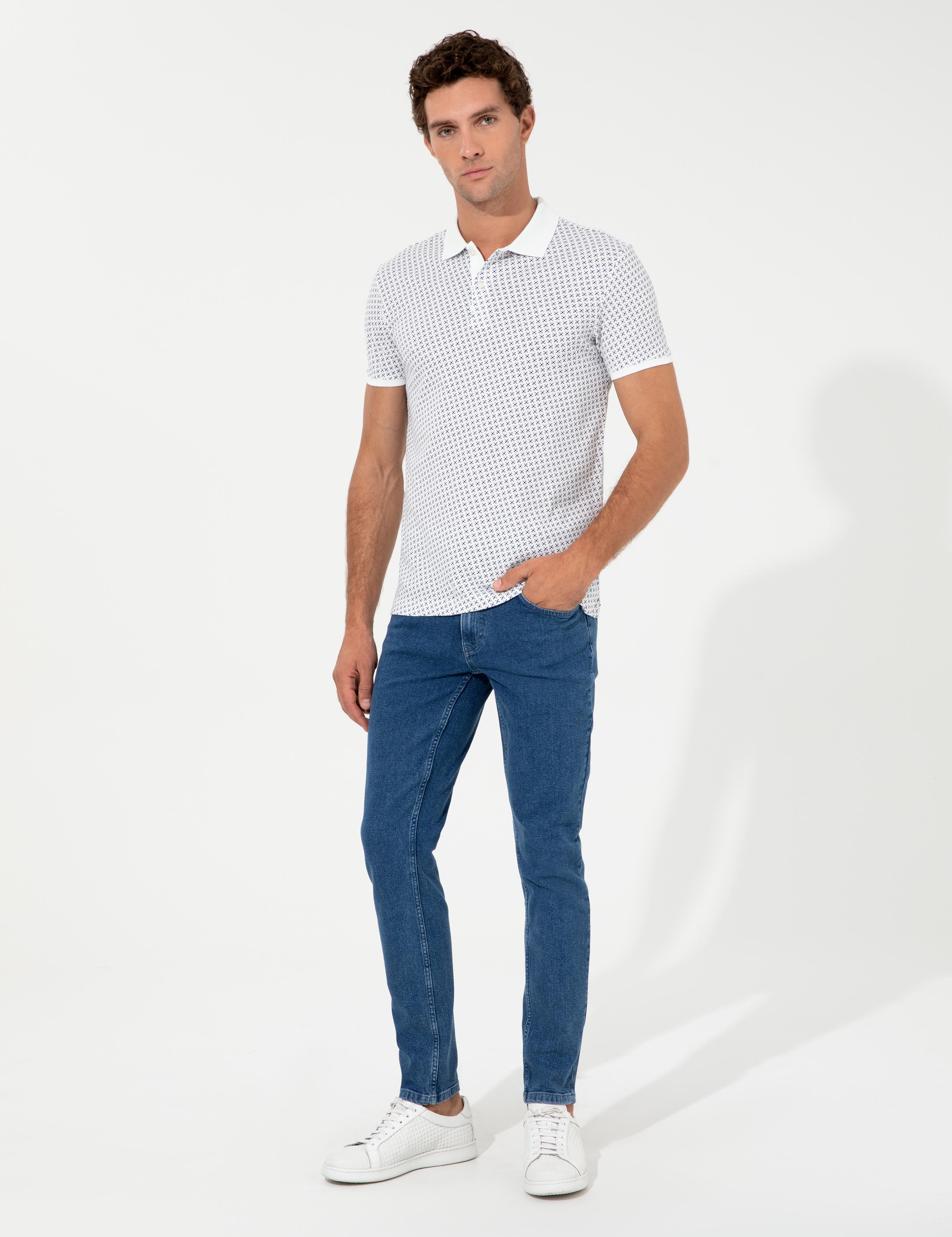 Beyaz Polo Yaka T-Shirt - 50230522005