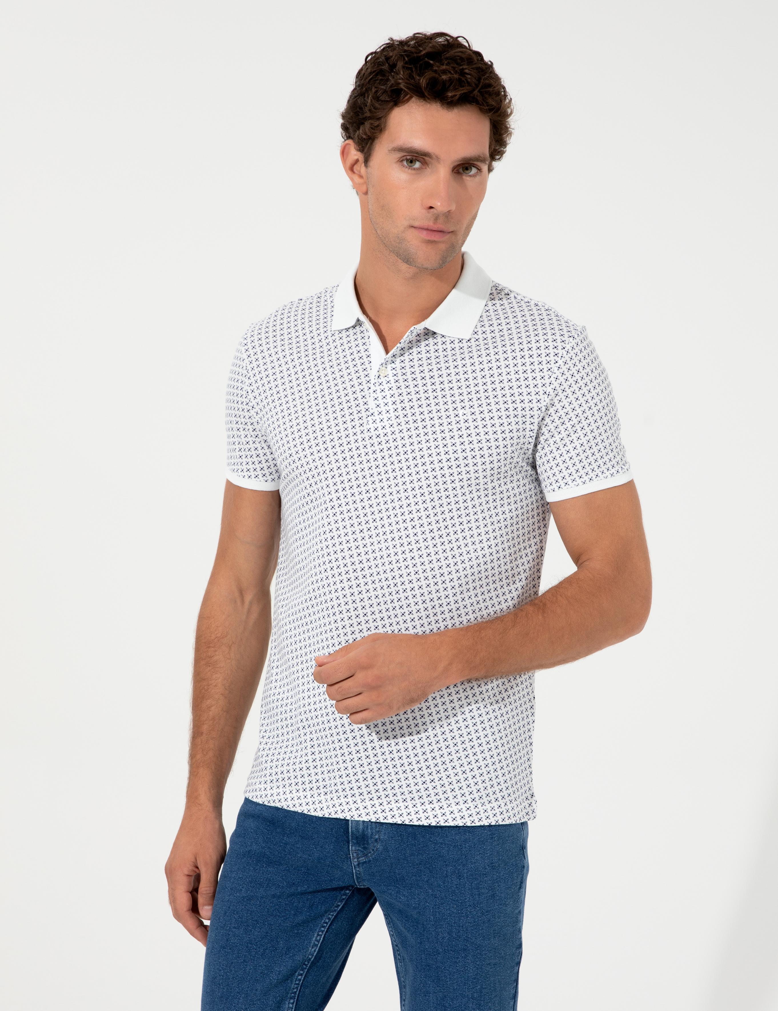 Beyaz Polo Yaka T-Shirt - 50230522005