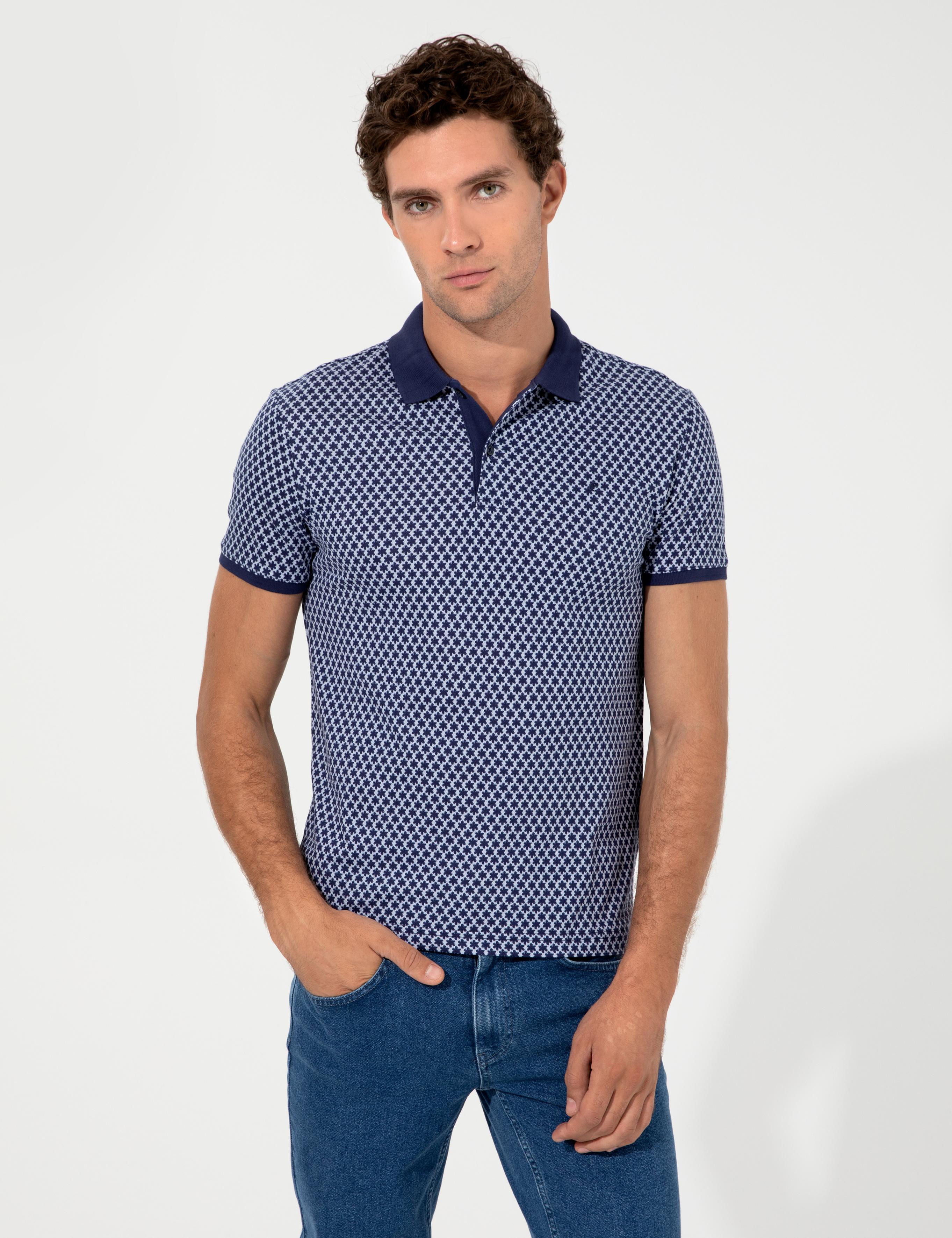 Lacivert Polo Yaka T-Shirt - 50230525005