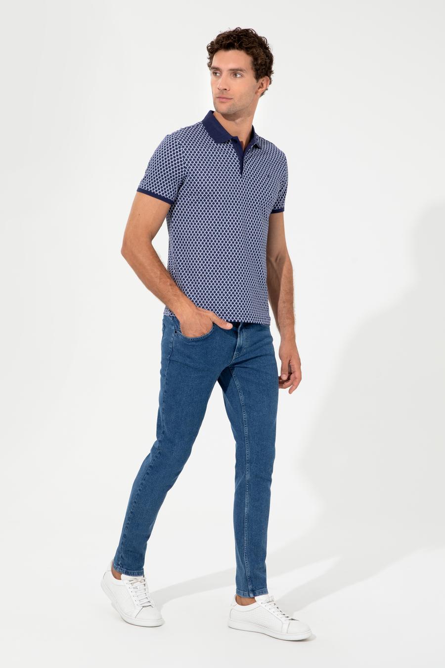 Lacivert Polo Yaka T-Shirt - 50230525005