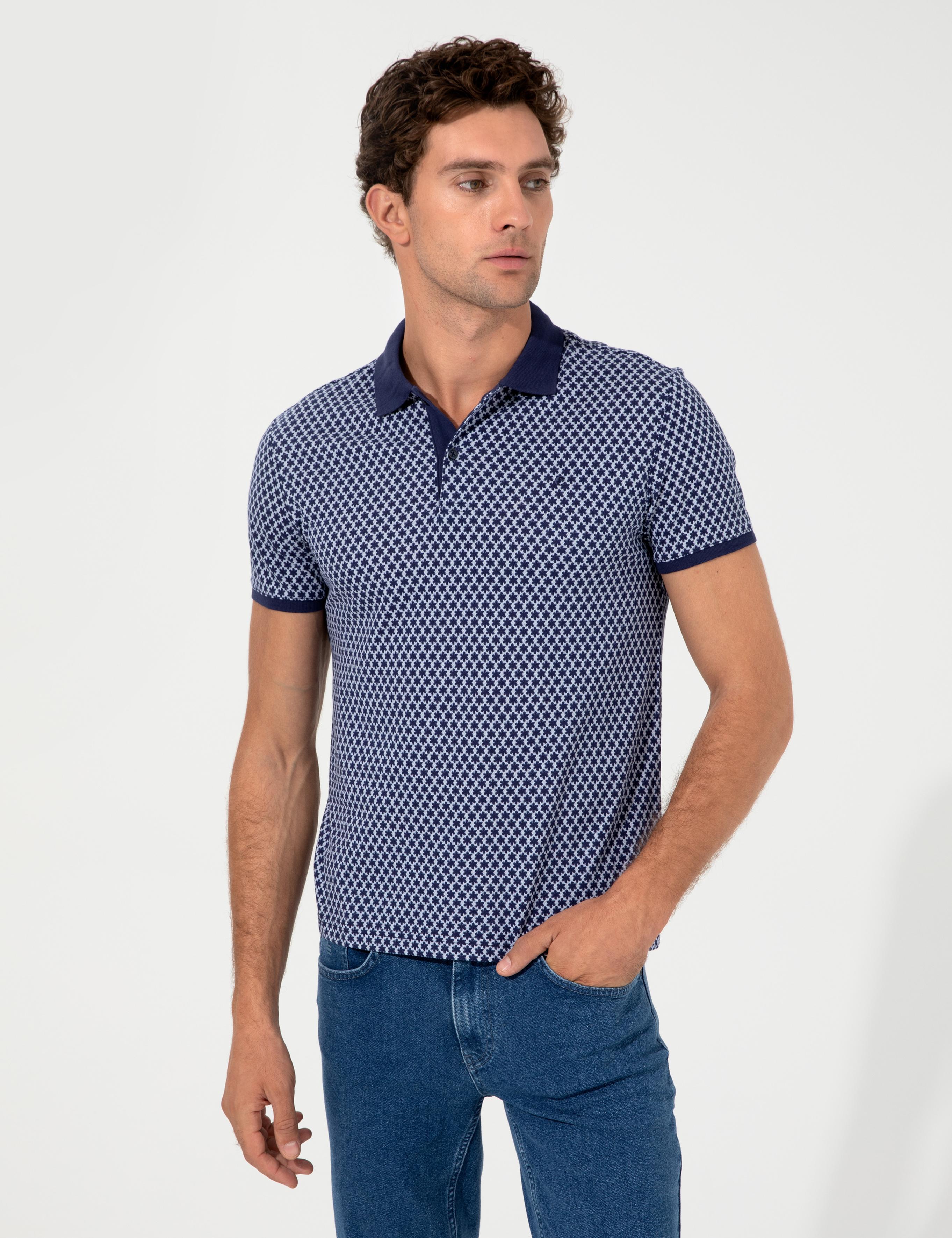 Lacivert Polo Yaka T-Shirt - 50230525005