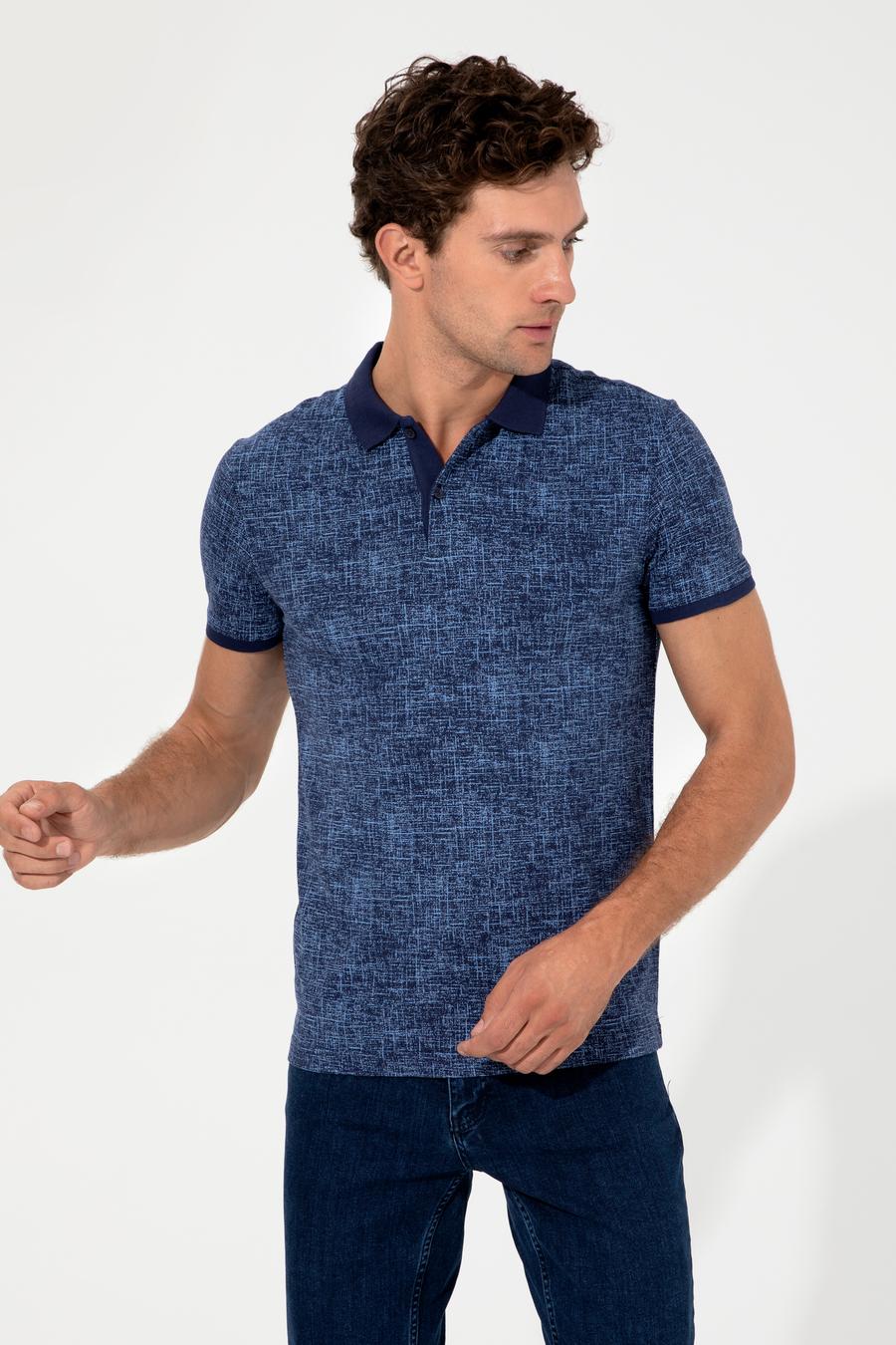 Lacivert Polo Yaka T-Shirt - 50230524005