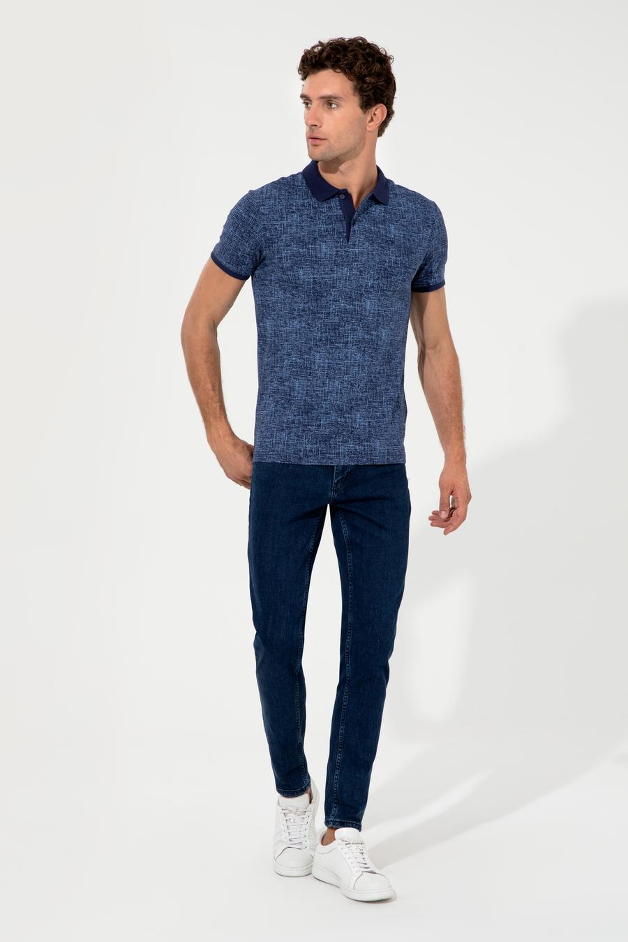 Lacivert Polo Yaka T-Shirt - 50230524005