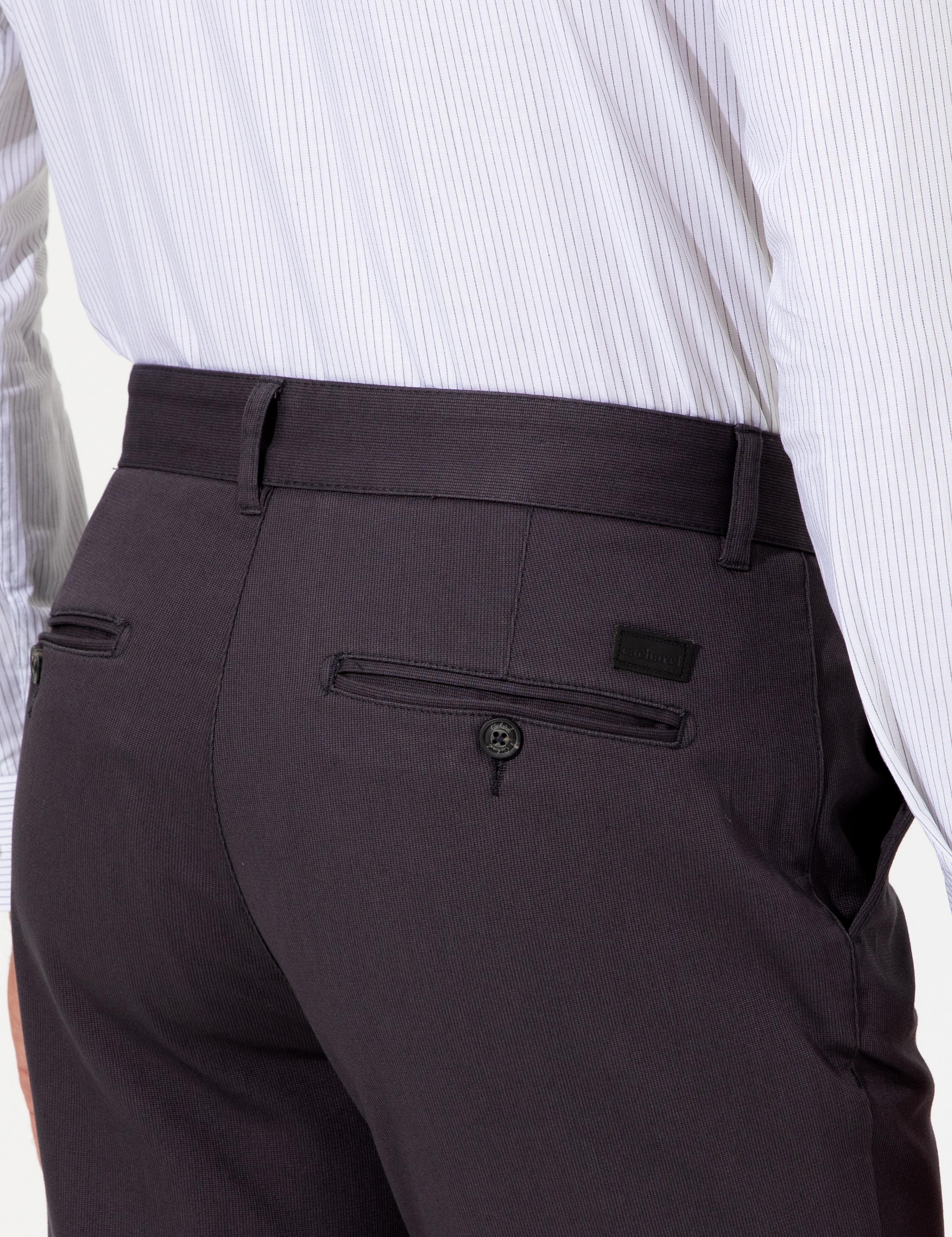 Antrasit Slim Fit Kanvas Pantolon - 50233808148