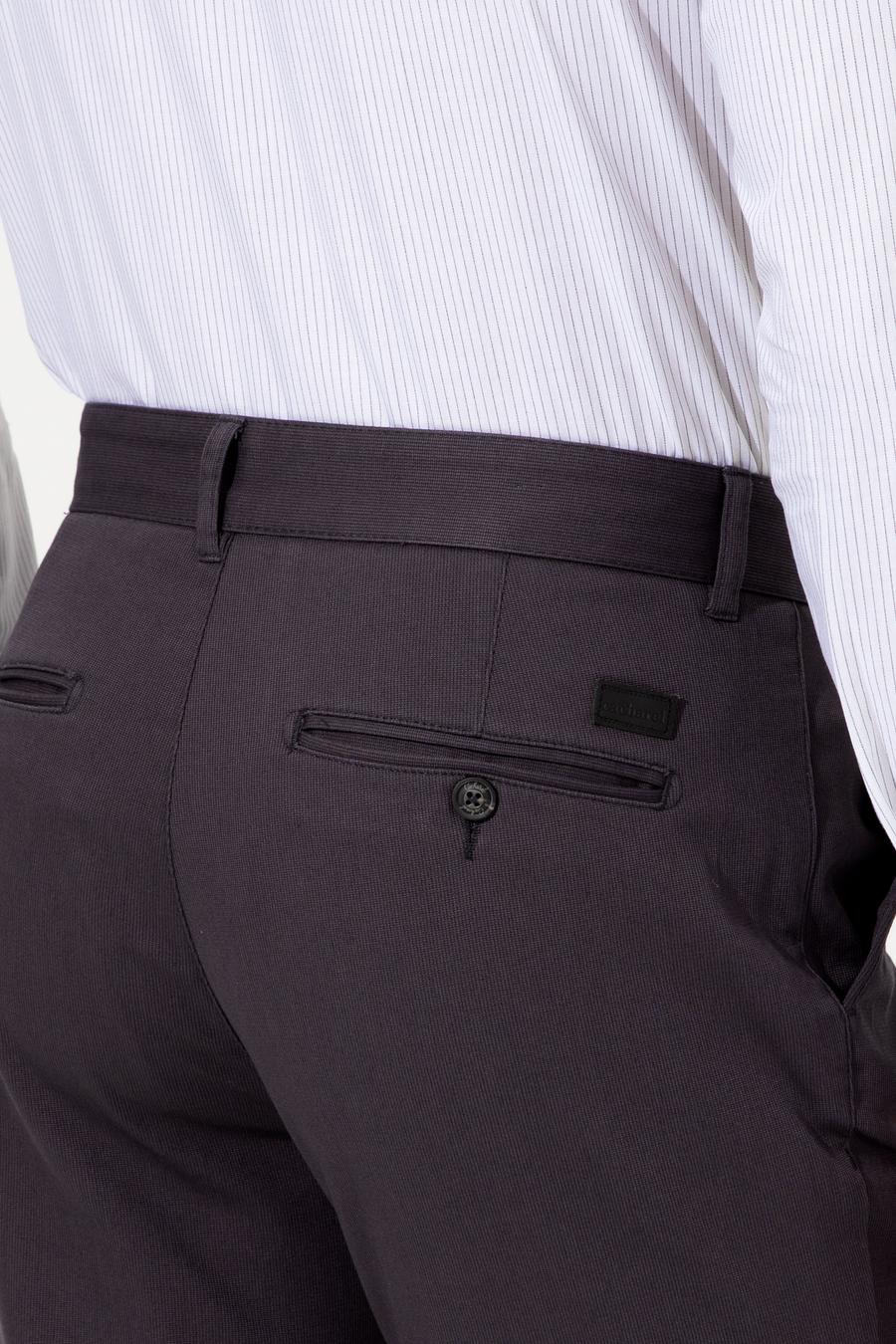 Antrasit Slim Fit Kanvas Pantolon - 50233808148