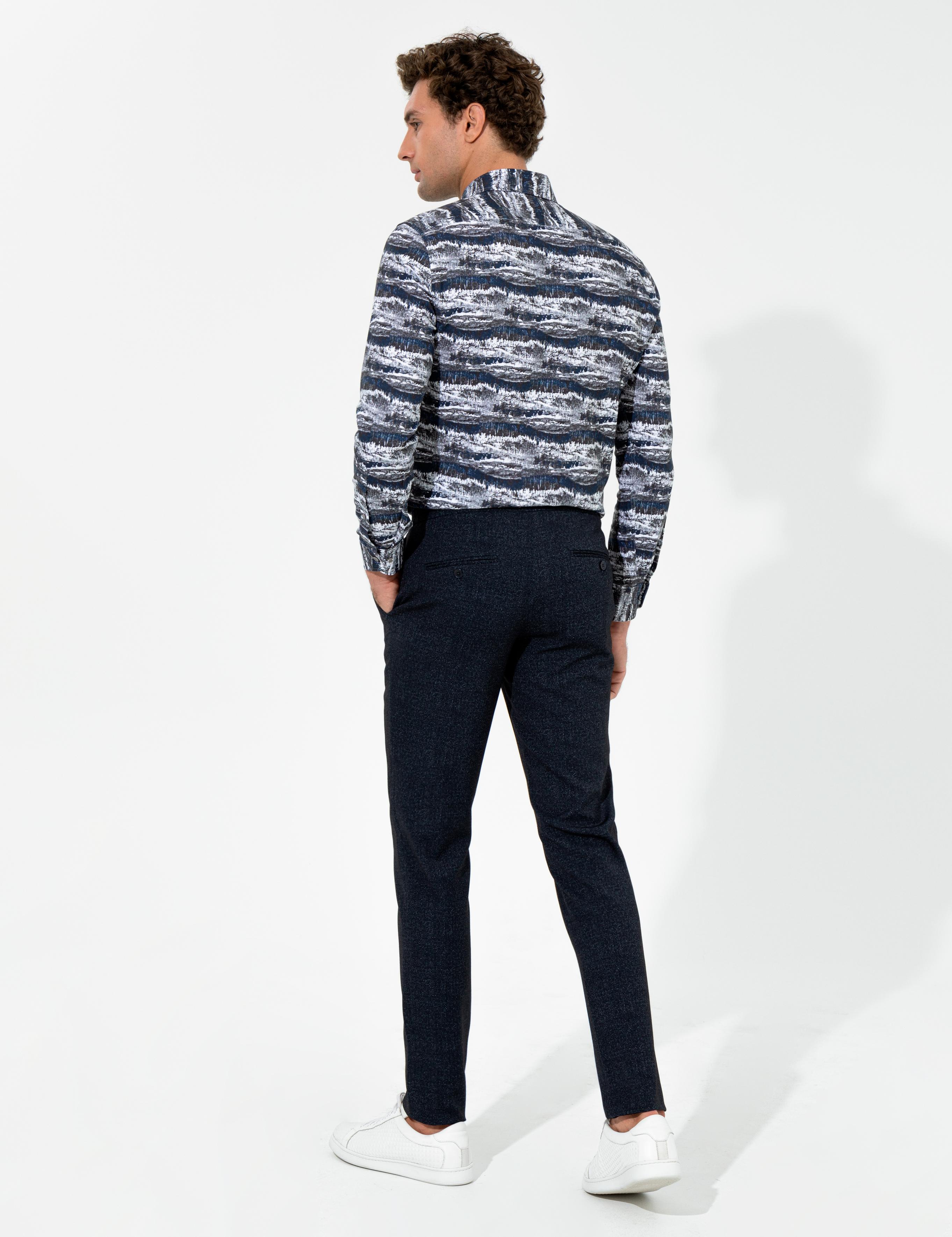 Lacivert Ekstra Slim Fit Klasik Pantolon - 50256183003