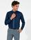 Lacivert Slim Fit Uzun Kollu Basic Gömlek