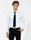 Açık Mavi Slim Fit %100 Pamuk Klasik Yaka  Basic Gömlek
