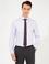 Lila Slim Fit Uzun Kollu Basic Gömlek