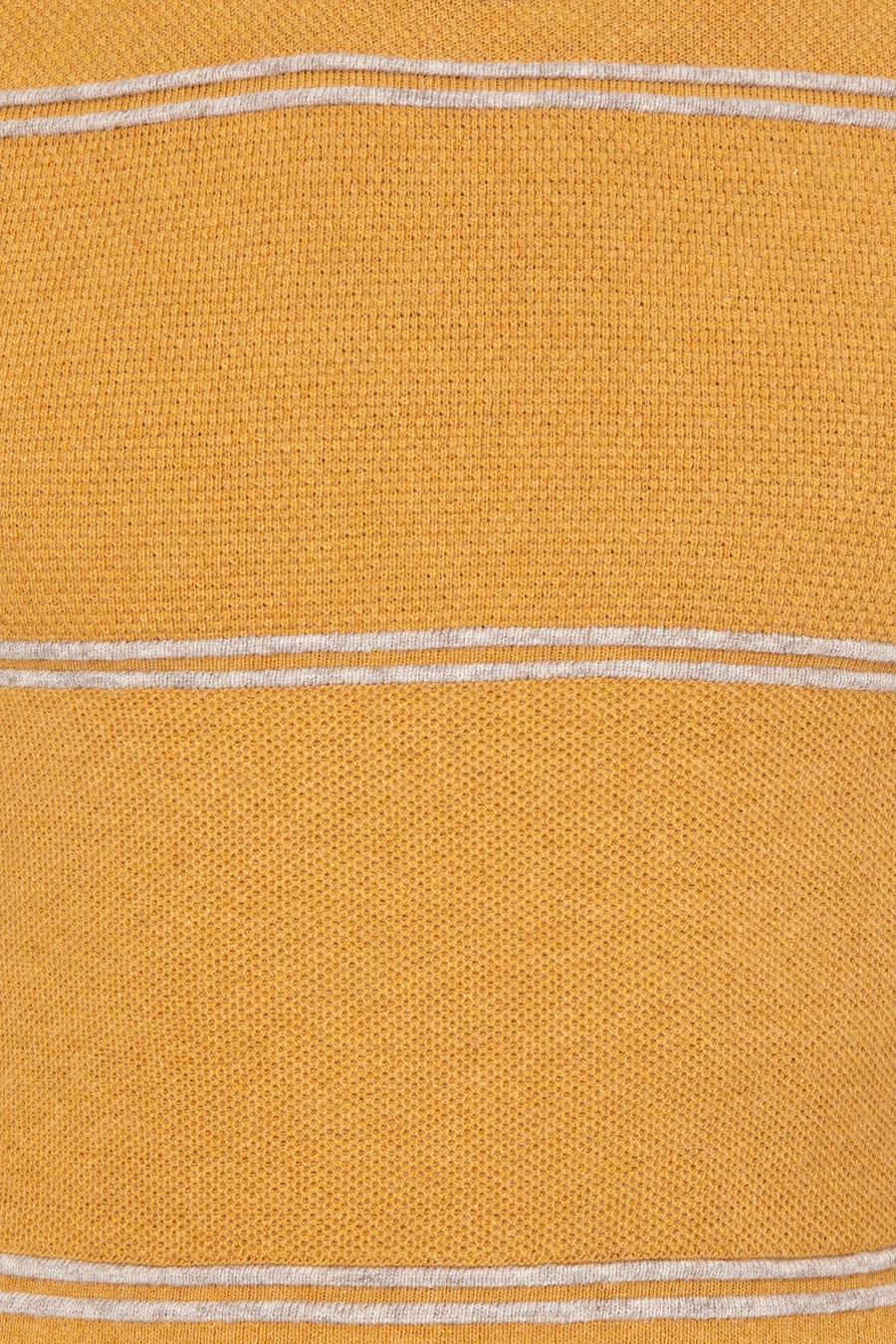 Sarı Slim Fit Yün Karışımlı Bisiklet Yaka Triko Kazak - 50258829003